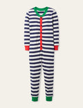 Cosy Sleep All-in-one-College Navy/Ivory