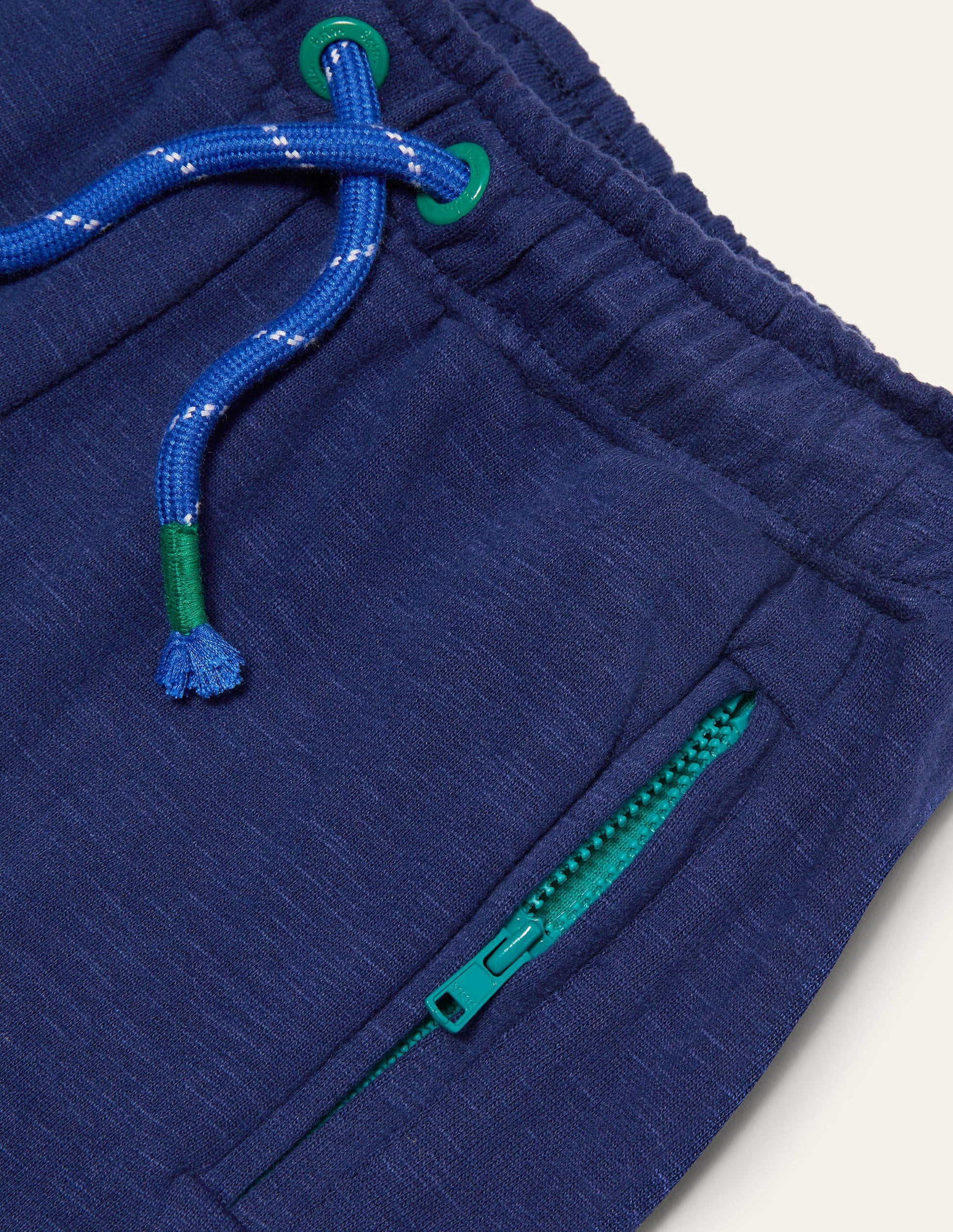 Warrior Knee Sweatpants-College Navy-3