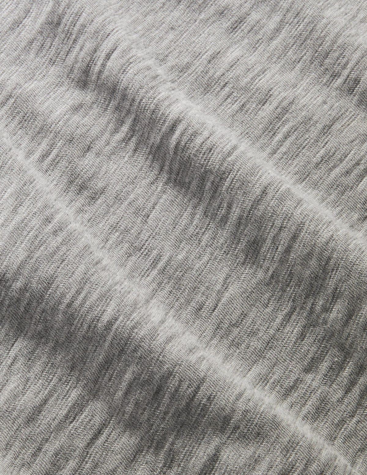 Slub Washed T-shirt-Grey Marl-3