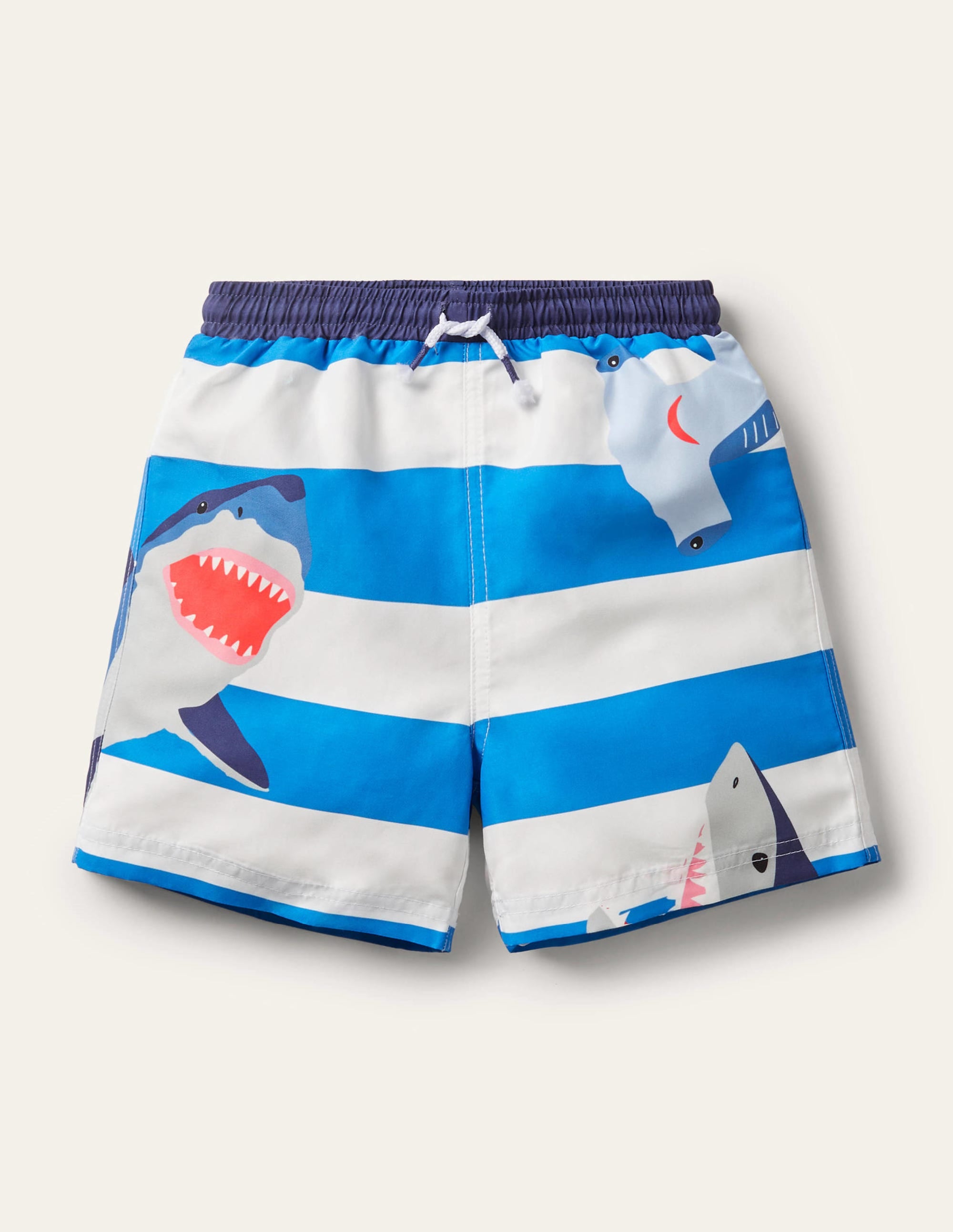 Swim Trunks-Moroccan Blue Sharks - Image 1