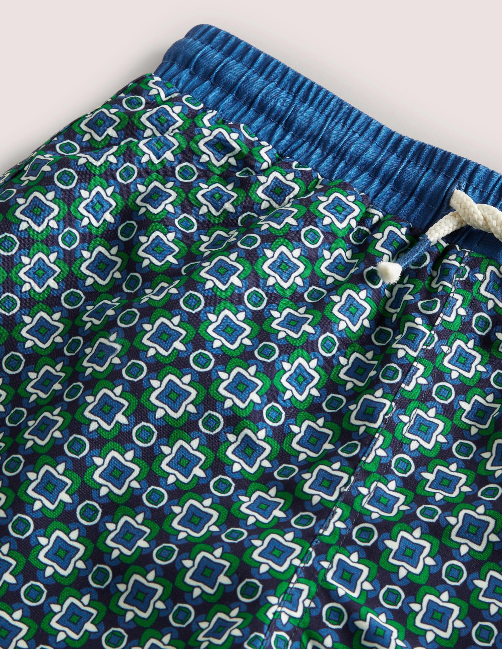 Swim Trunks-Highland Green Tile Geo - Image 3
