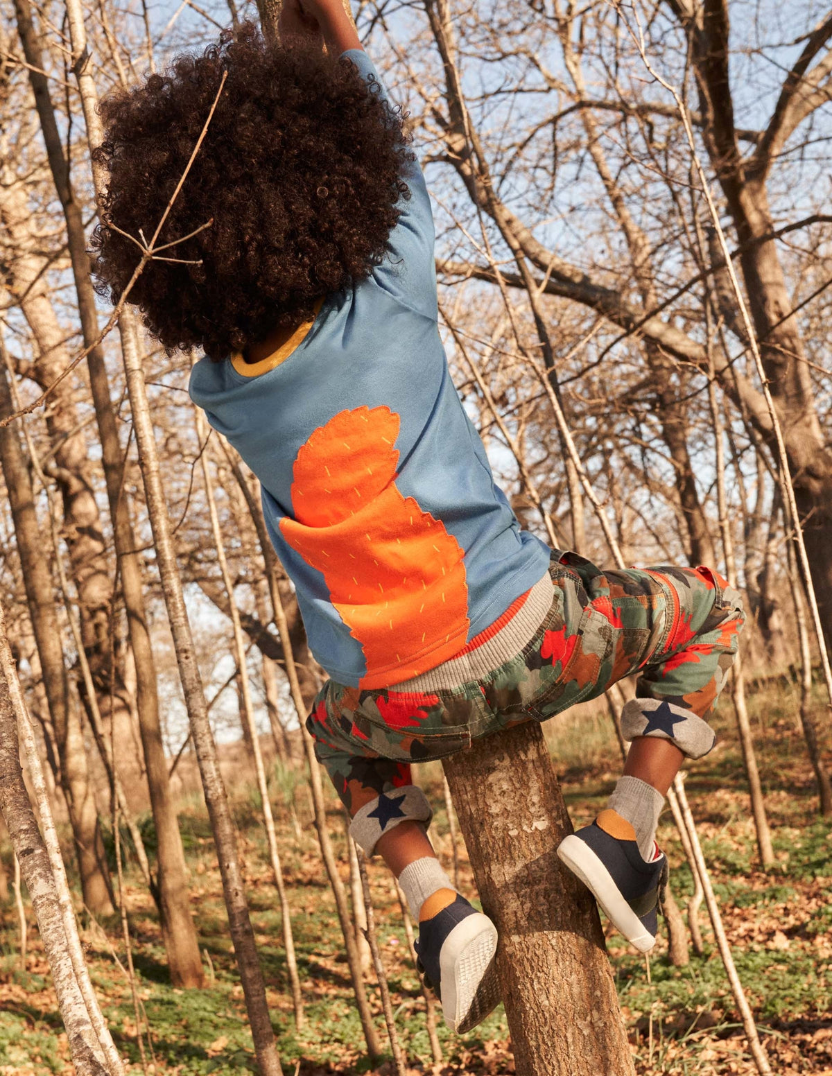 Cosy Lined Cargo Pants-Rosemary Autumn Leaf Camo-5