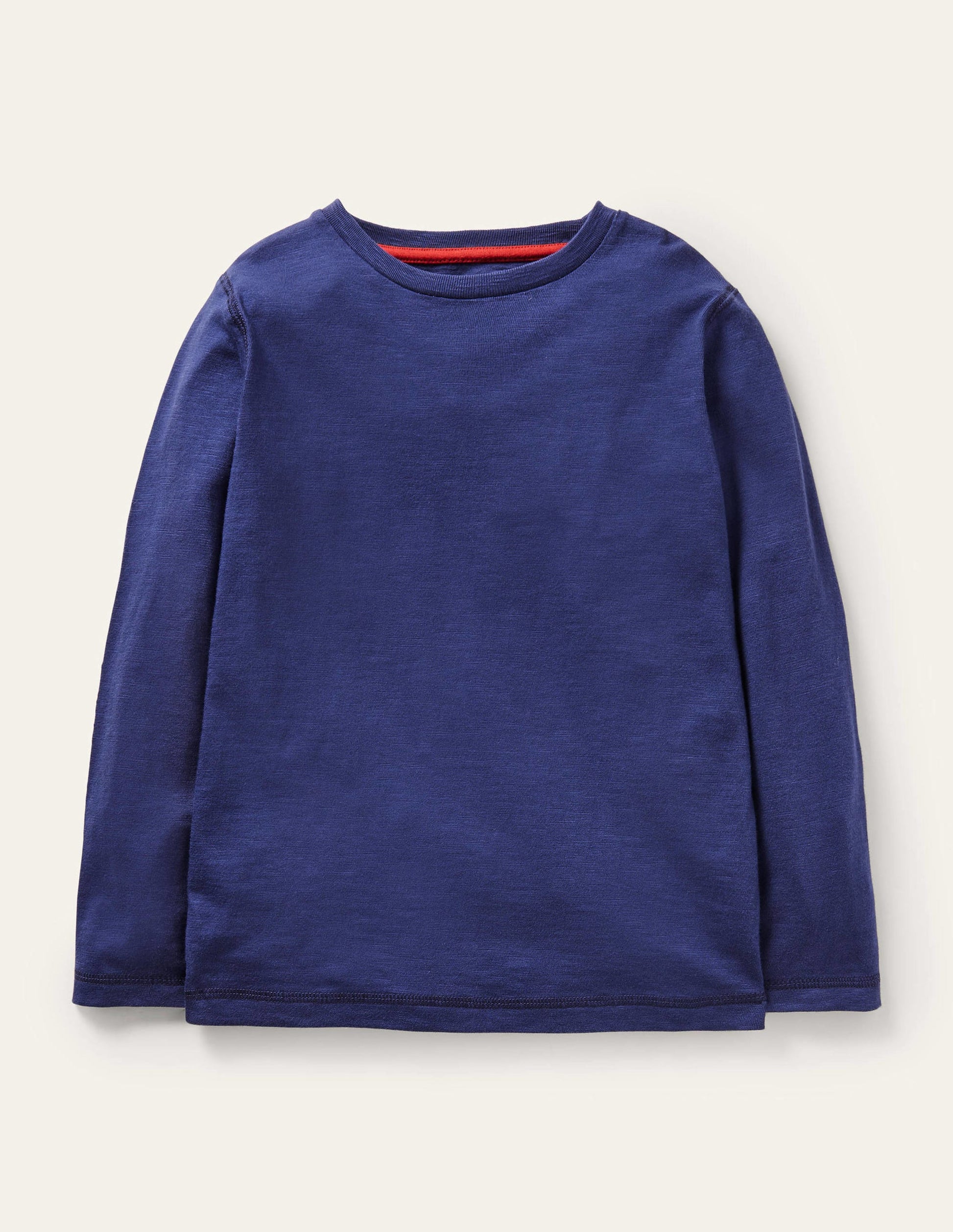 Supersoft Long-sleeved T-shirt-College Navy Marl-1