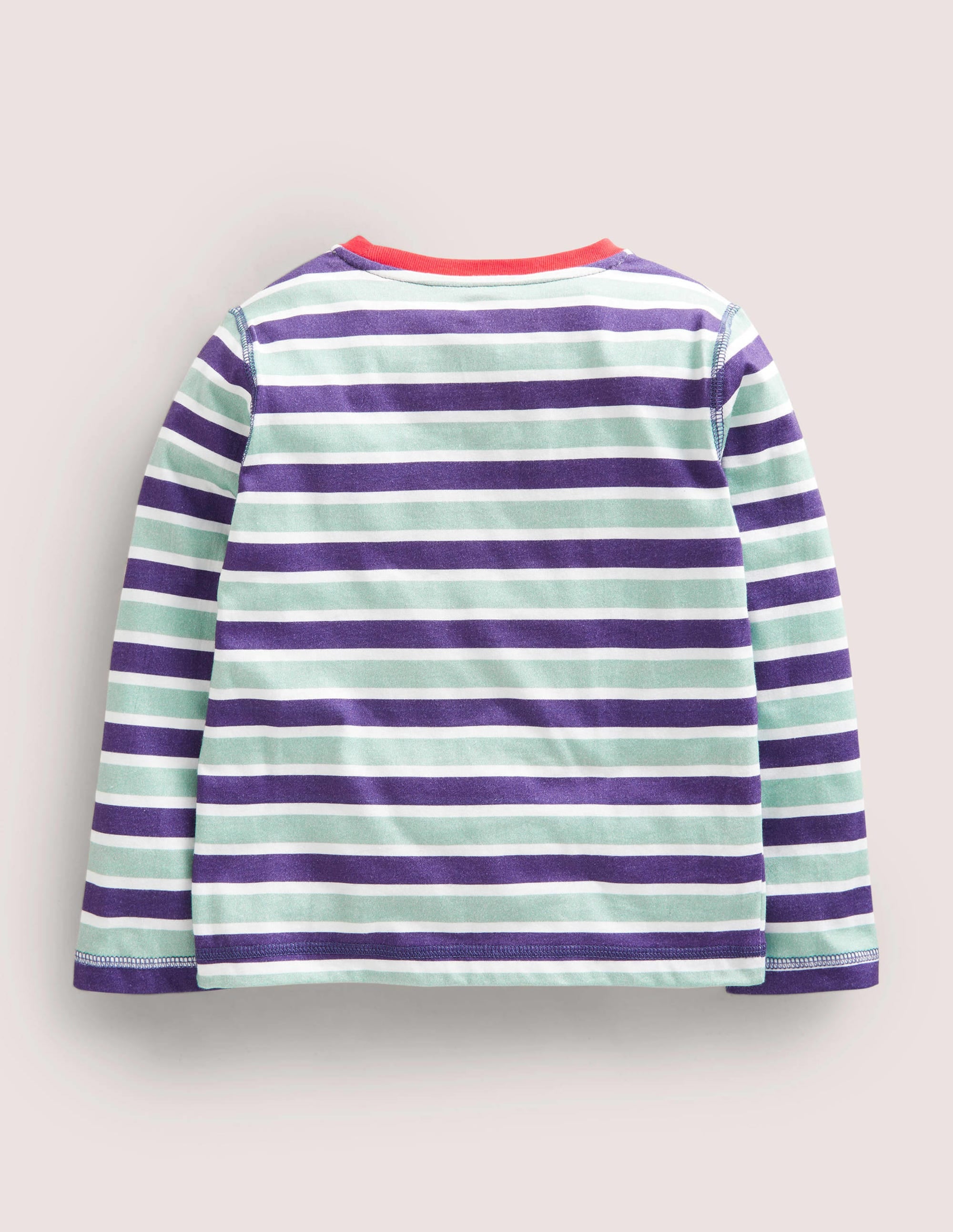 Supersoft Long-sleeved T-shirt-Starboard Blue/Green - Image 2