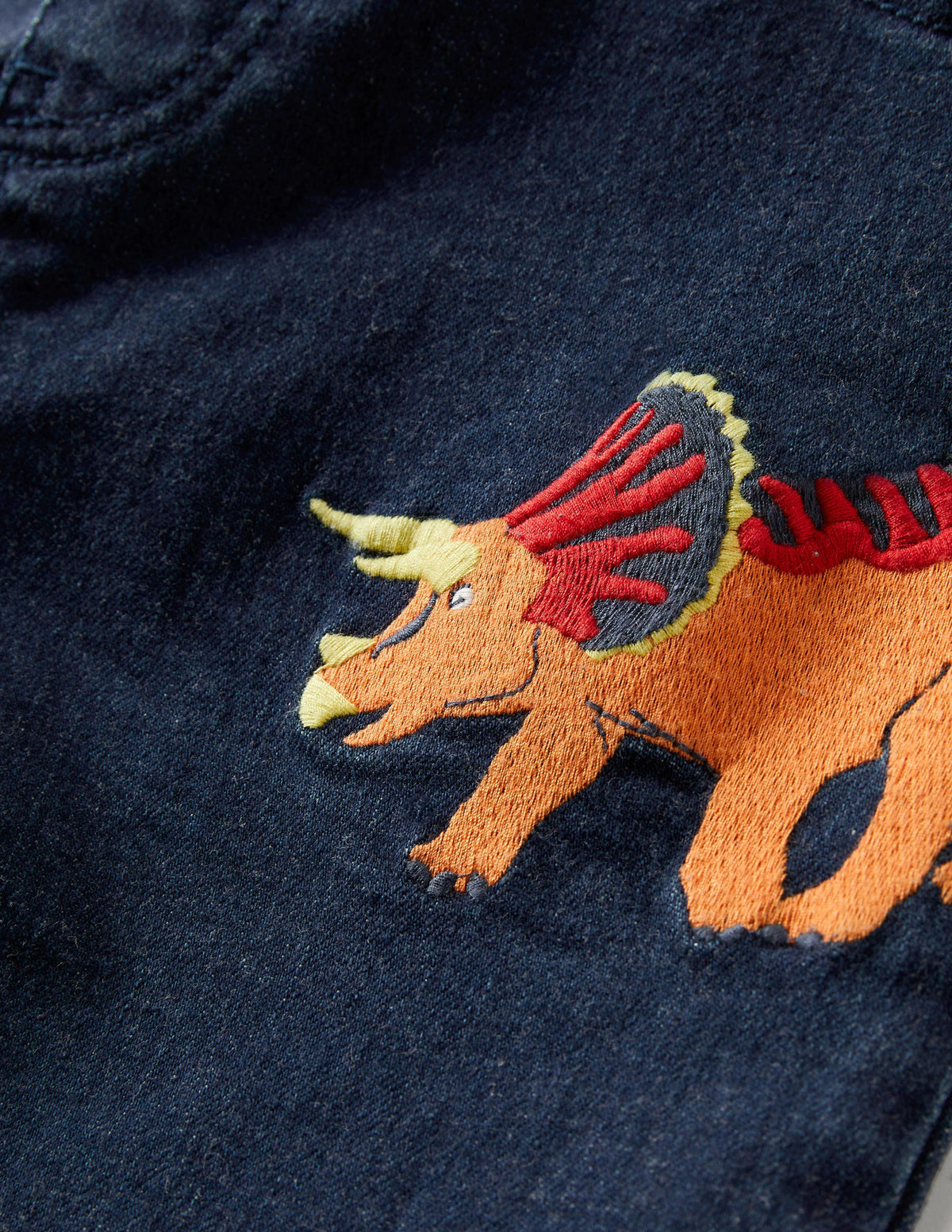 Dinosaur Pull-on Denim Jeans-Mid Vintage Dinos - Image 3