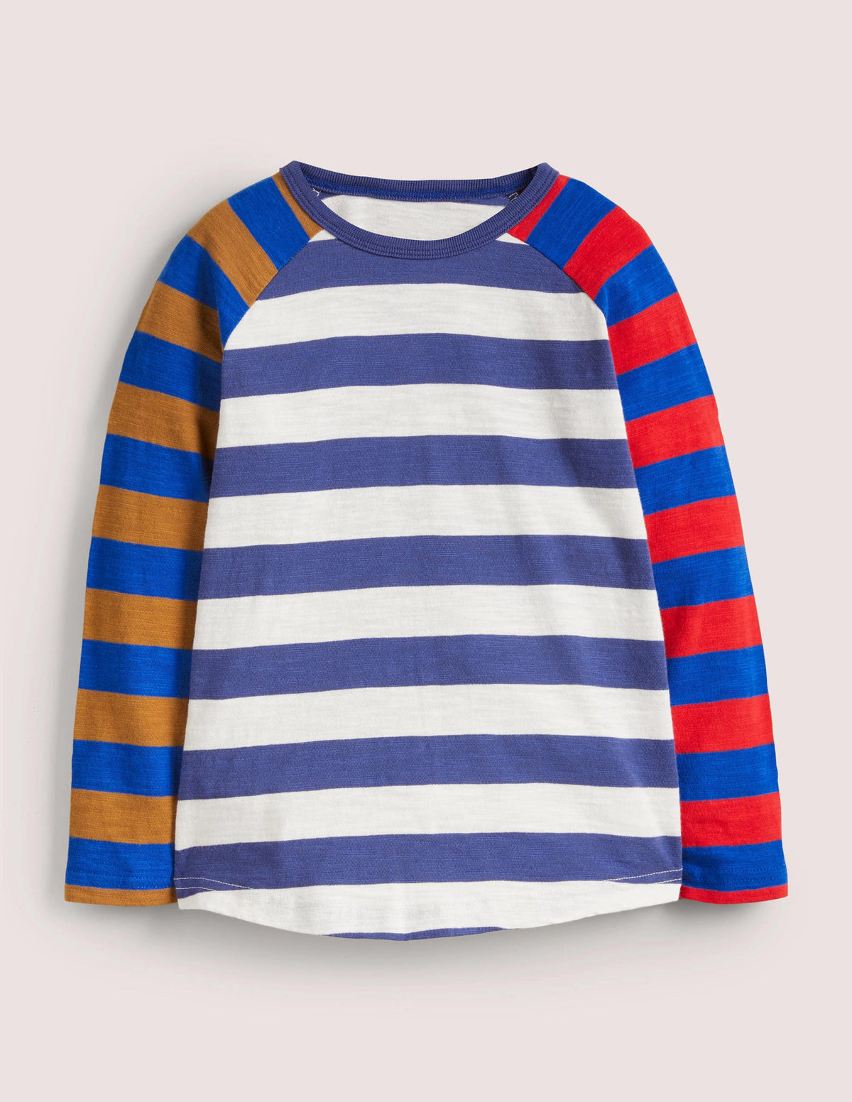 Raglan T-Shirt-Starboard Blue Multi-1