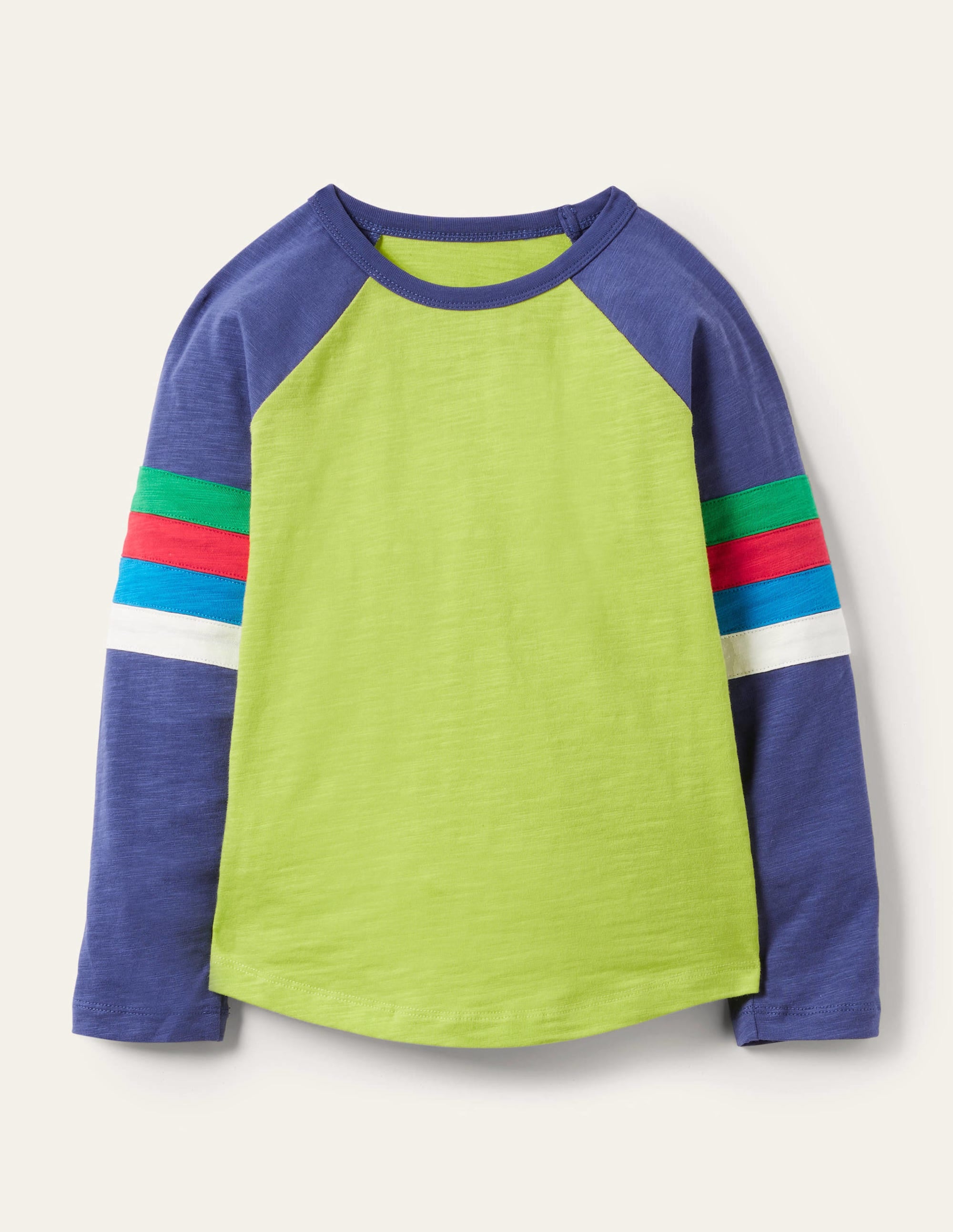 Raglan T-Shirt-Maximillion Yellow/Blue - Image 1