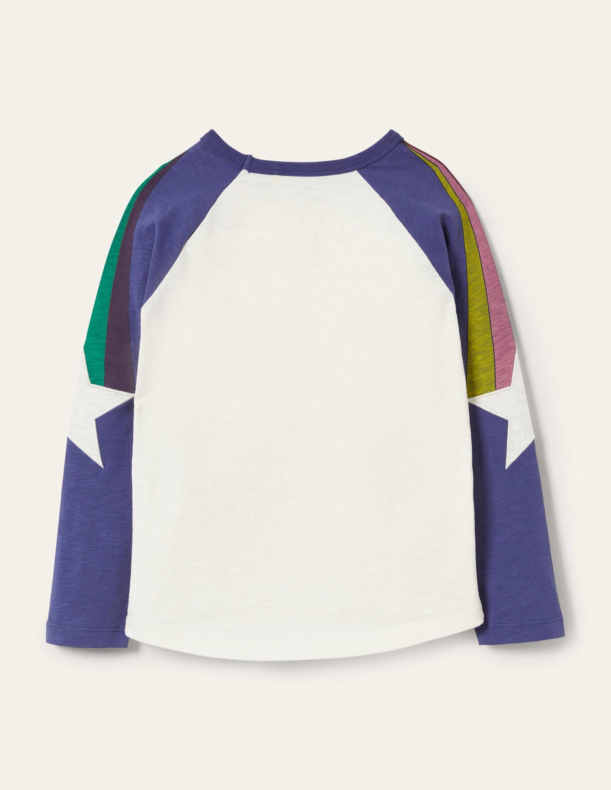 Raglan T-Shirt-Ivory Zoom Stars-2