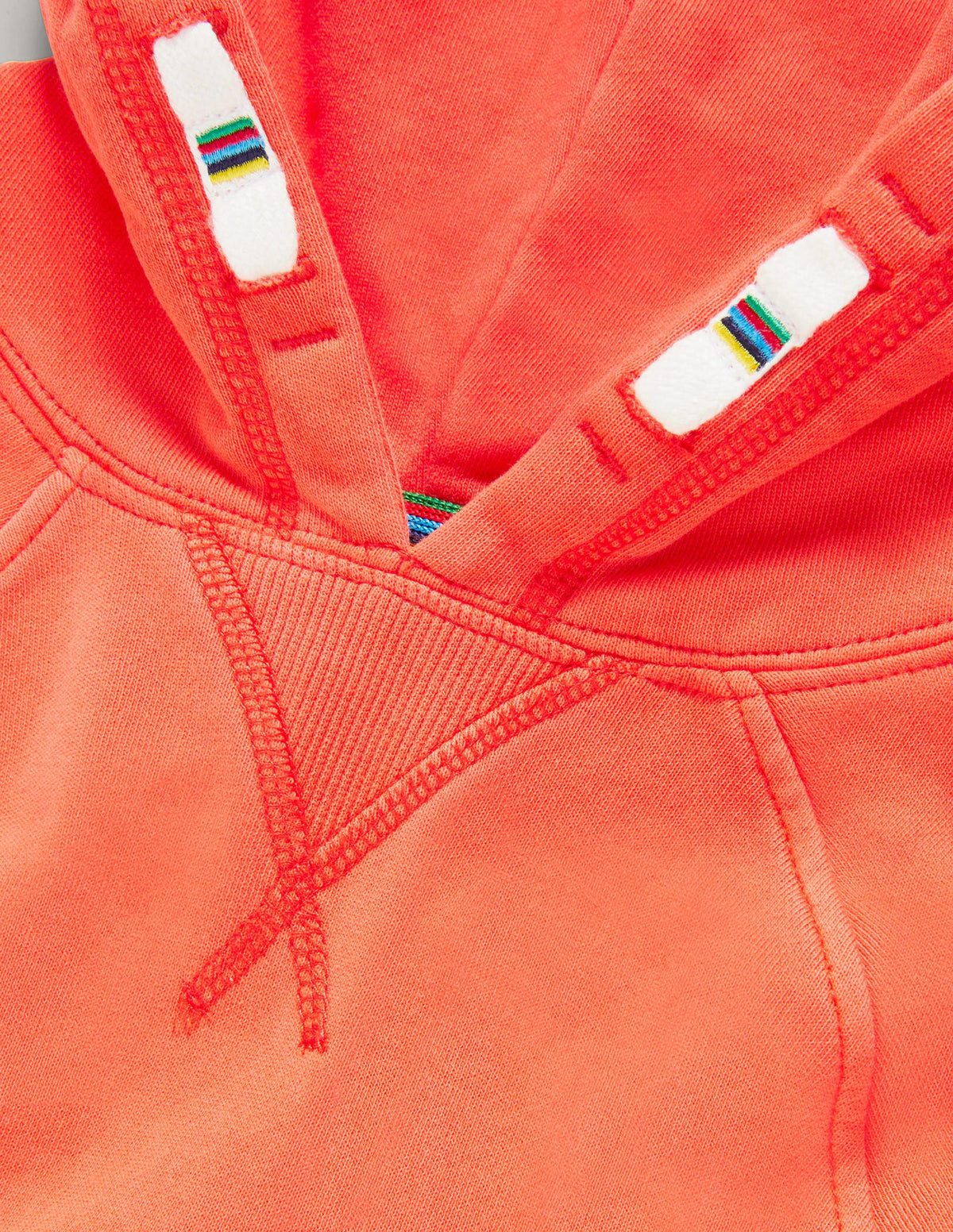 Garment Dye Hoodie-Mandarin Orange - Image 3