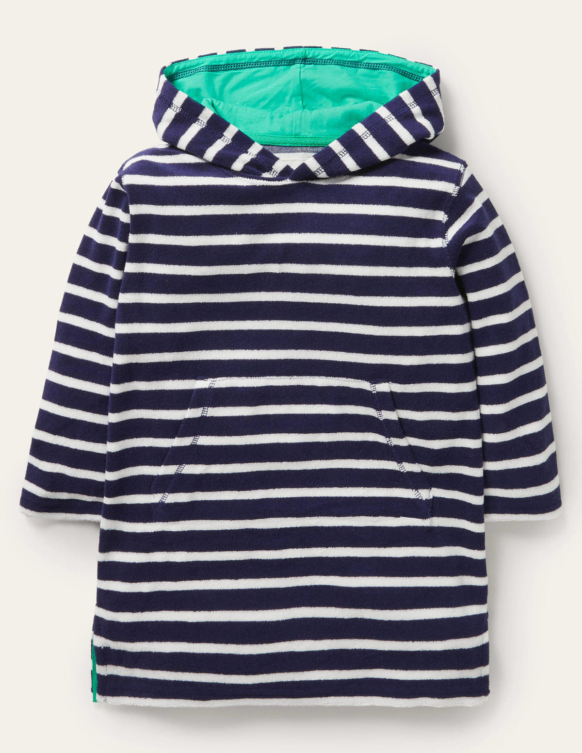 Towelling Throw-on-College Navy/White - Image 1
