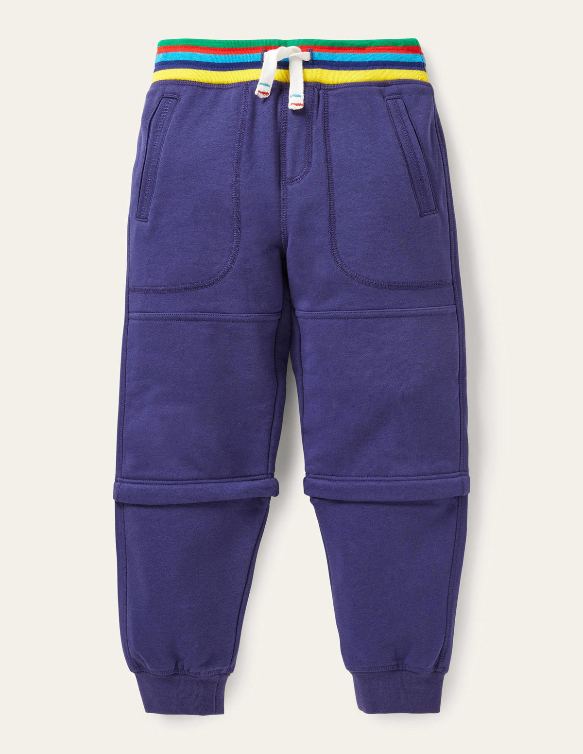 Zip-off Jersey Sweatpants-Starboard Blue - Image 1
