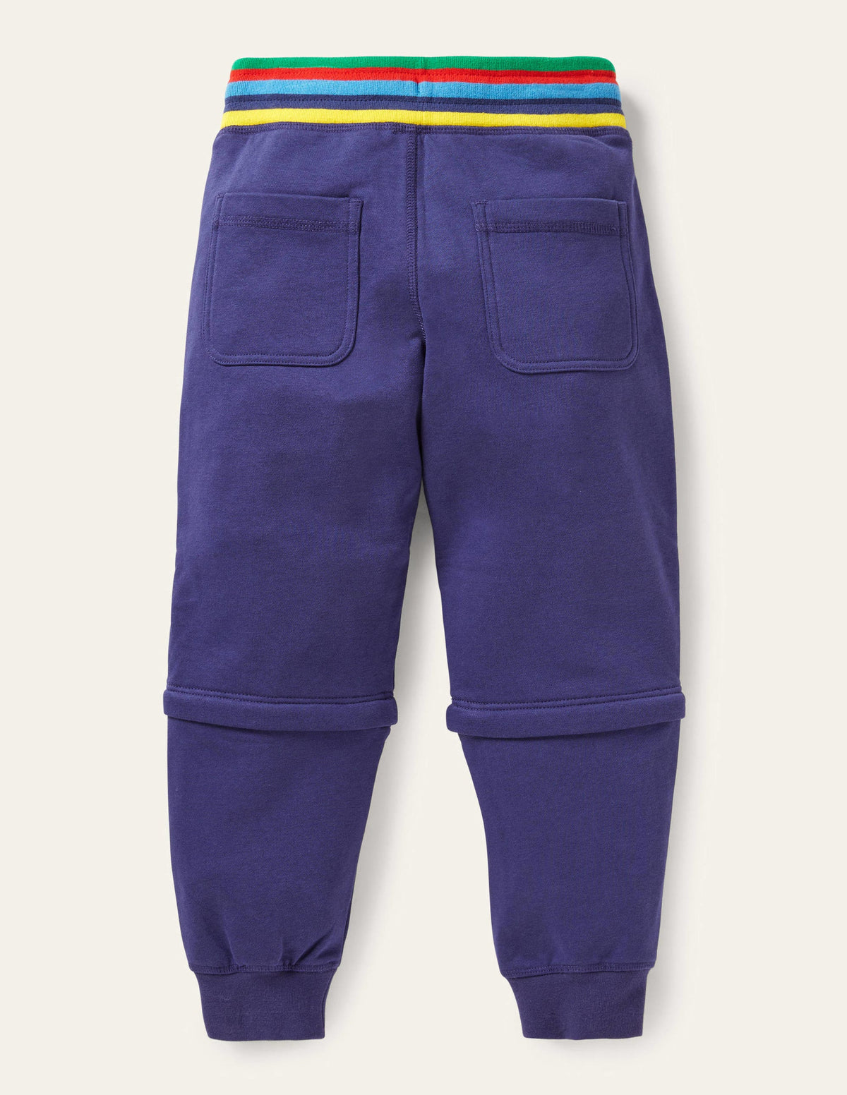 Zip-off Jersey Sweatpants-Starboard Blue-3