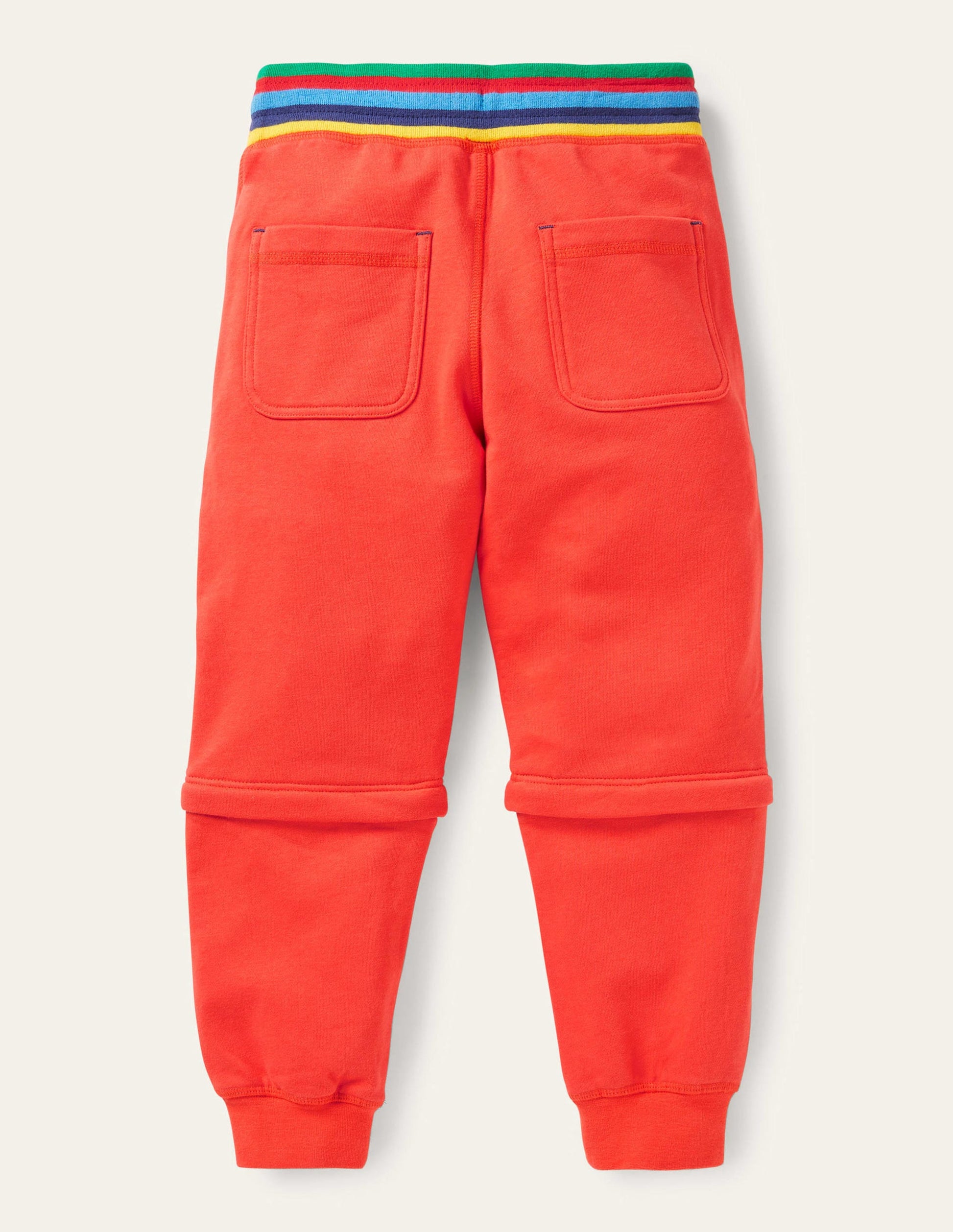 Zip-off Jersey Sweatpants-Rocket Red-2