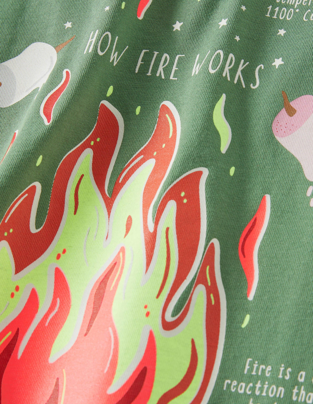 Glow-in-the-dark T-Shirt-Rosemary Campfire - Image 3