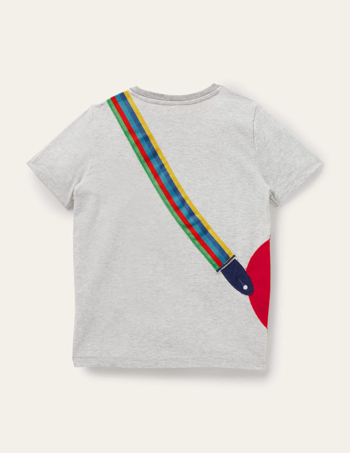 Front & Back Guitar T-shirt-Grey Marl - Image 2