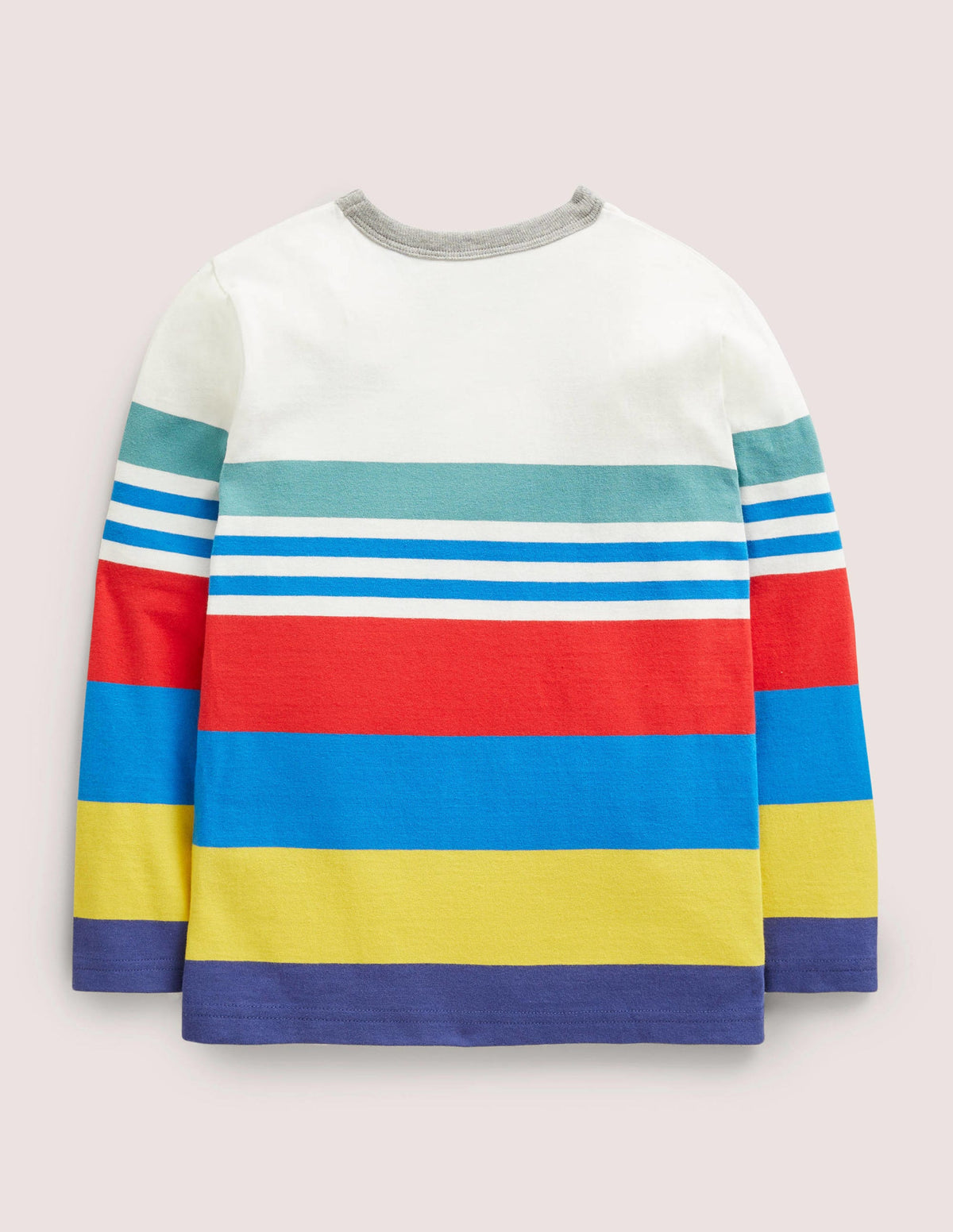 Fun Breton T-shirt-Multi Wide Stripe - Image 2