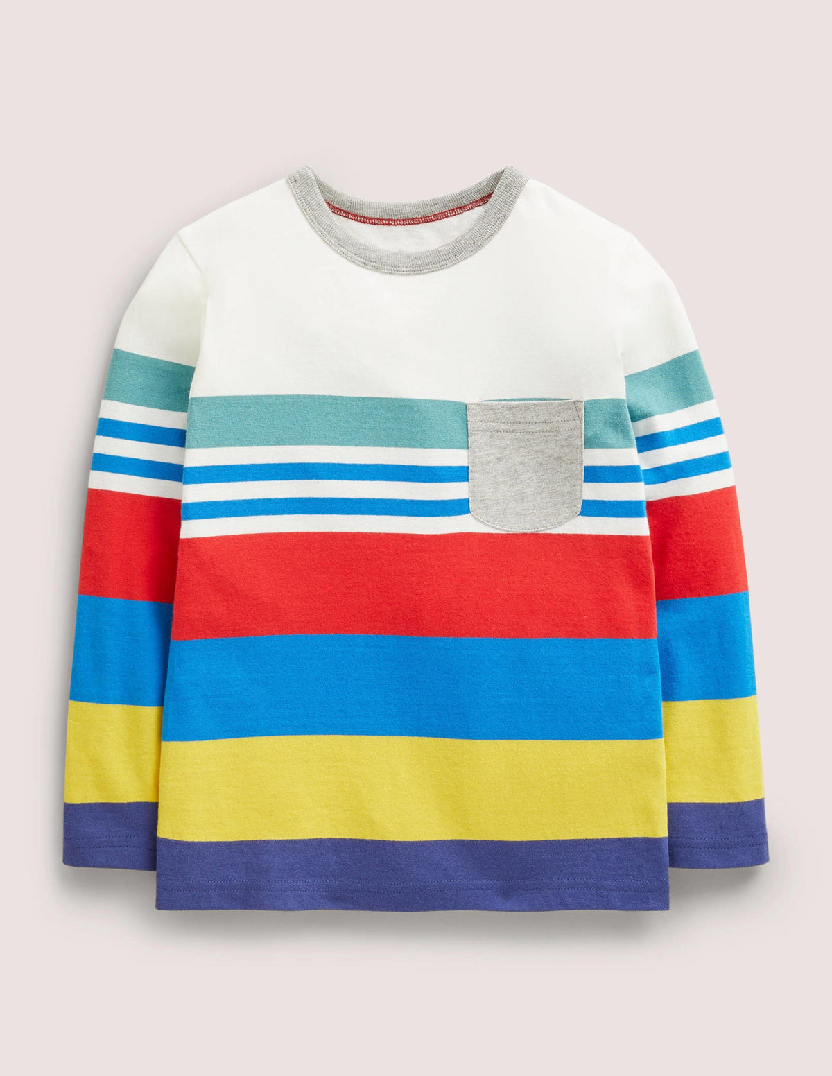 Fun Breton T-shirt-Multi Wide Stripe - Image 1