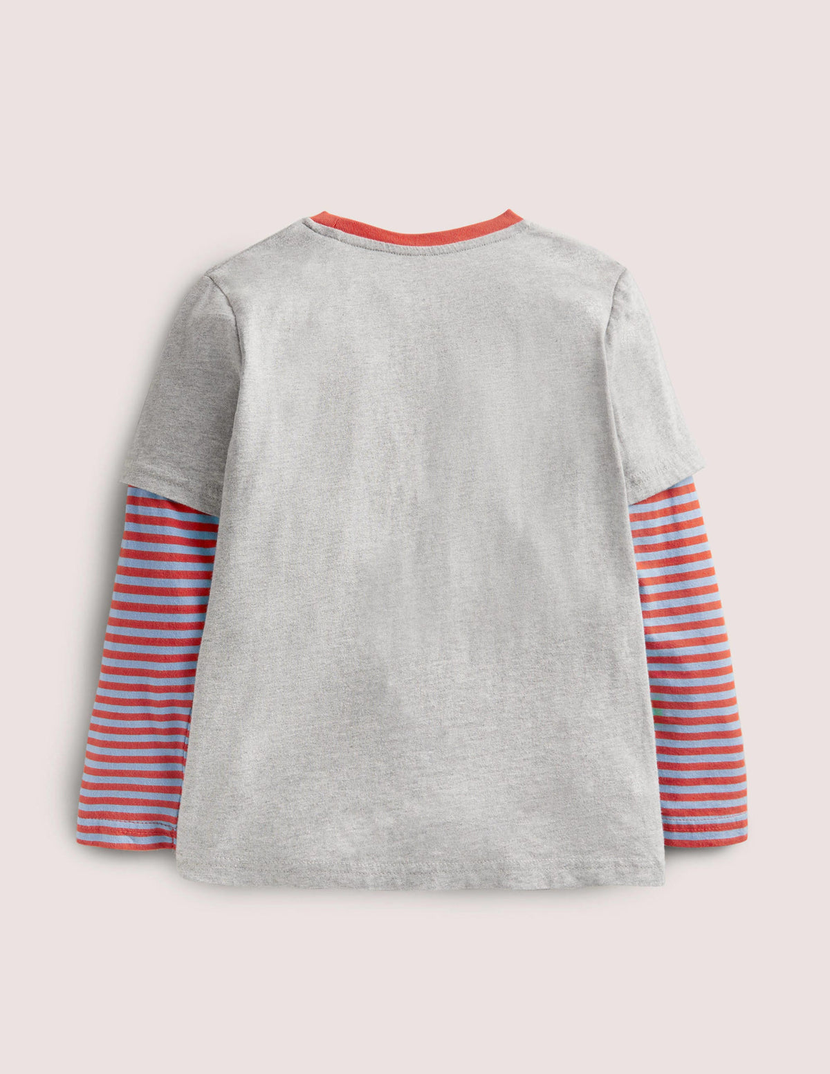 Occupational Appliqué T-shirt-Grey Marl Builder - Image 2