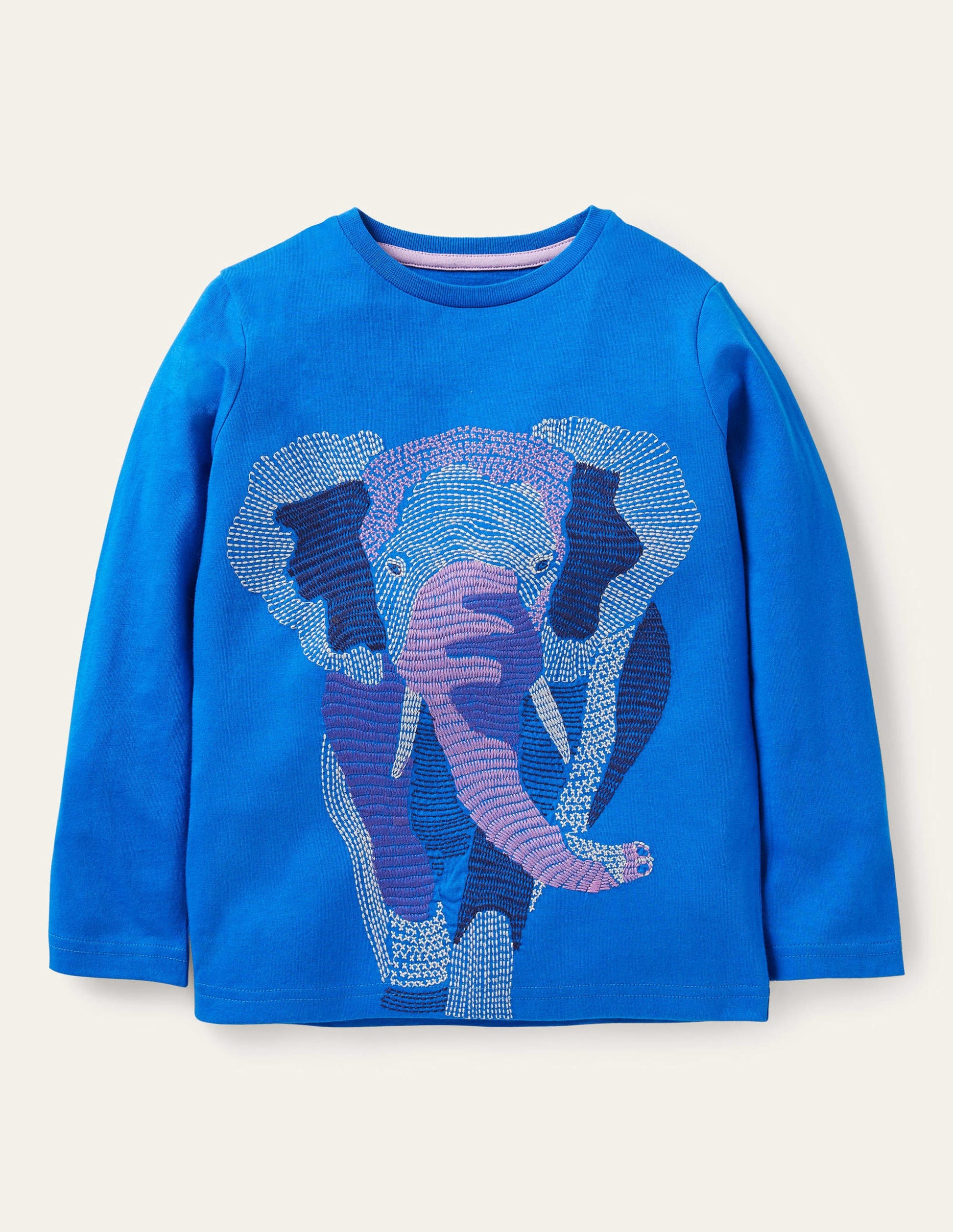 Superstitch T-shirt-Bold Blue Elephant-1