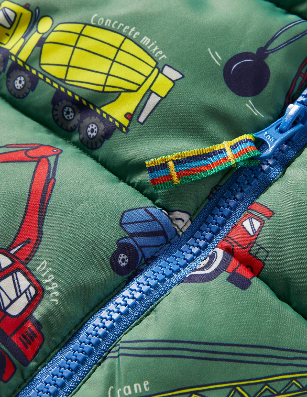 Cosy 2-in-1 Padded Jacket-Rosemary Green Vehicles - Image 3