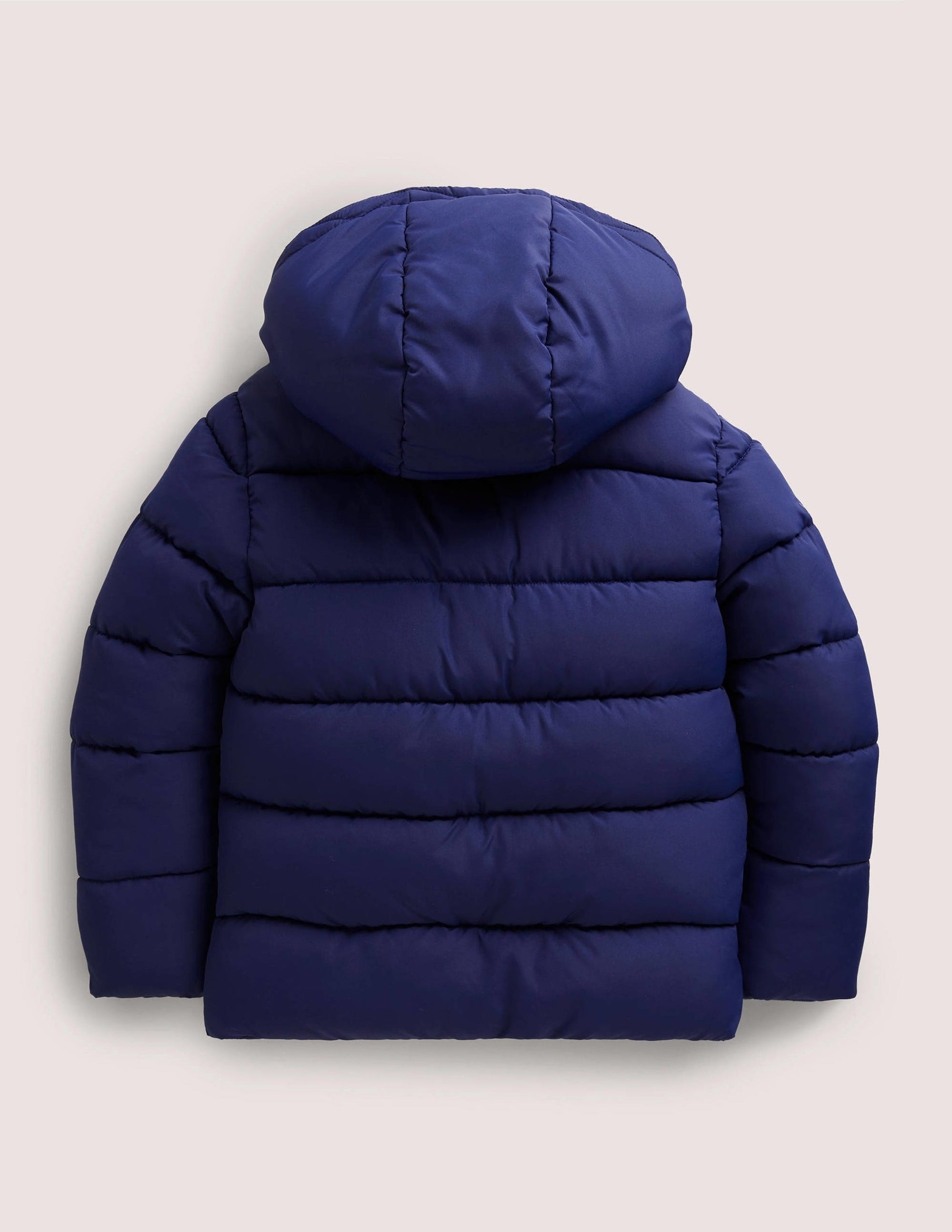 Navy Waterproof Puffer Jacket-College Navy-2