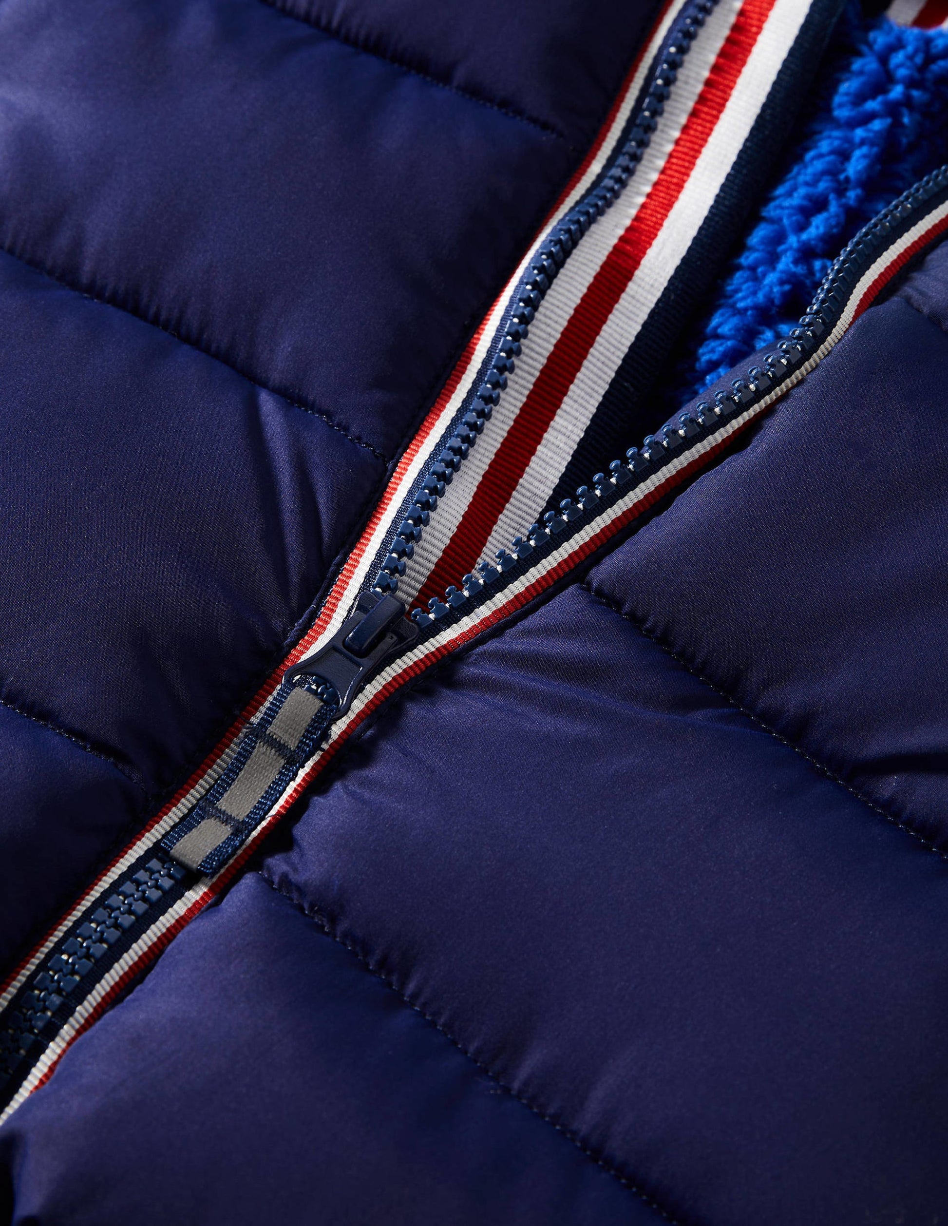 Navy Waterproof Puffer Jacket-College Navy-3