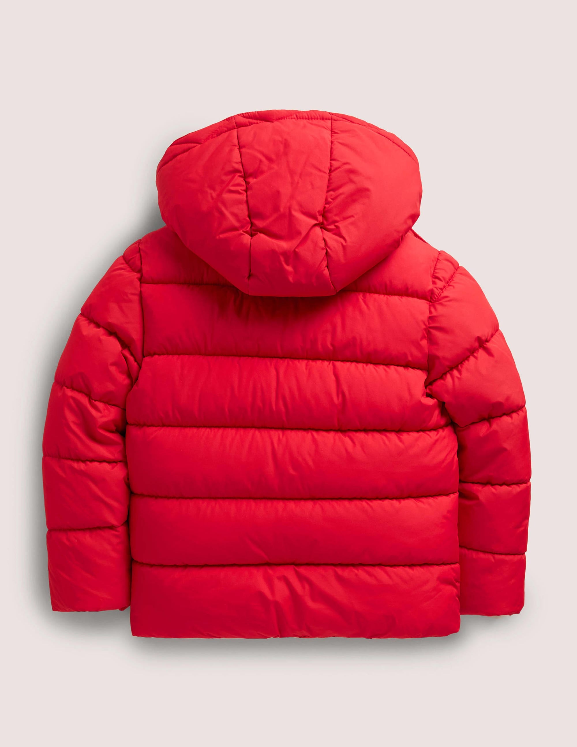 Red Waterproof Puffer Jacket-Rockabilly Red - Image 2