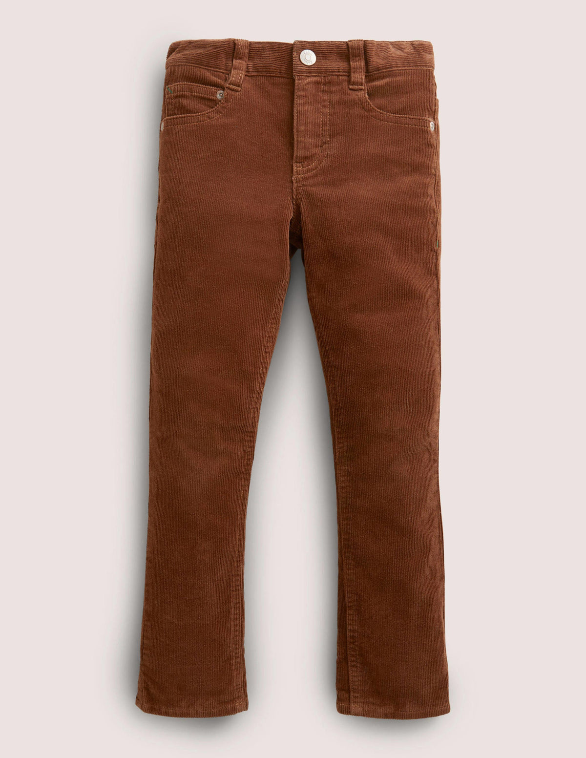 Slim Cord Stretch Pants-Butterscotch Brown - Image 1