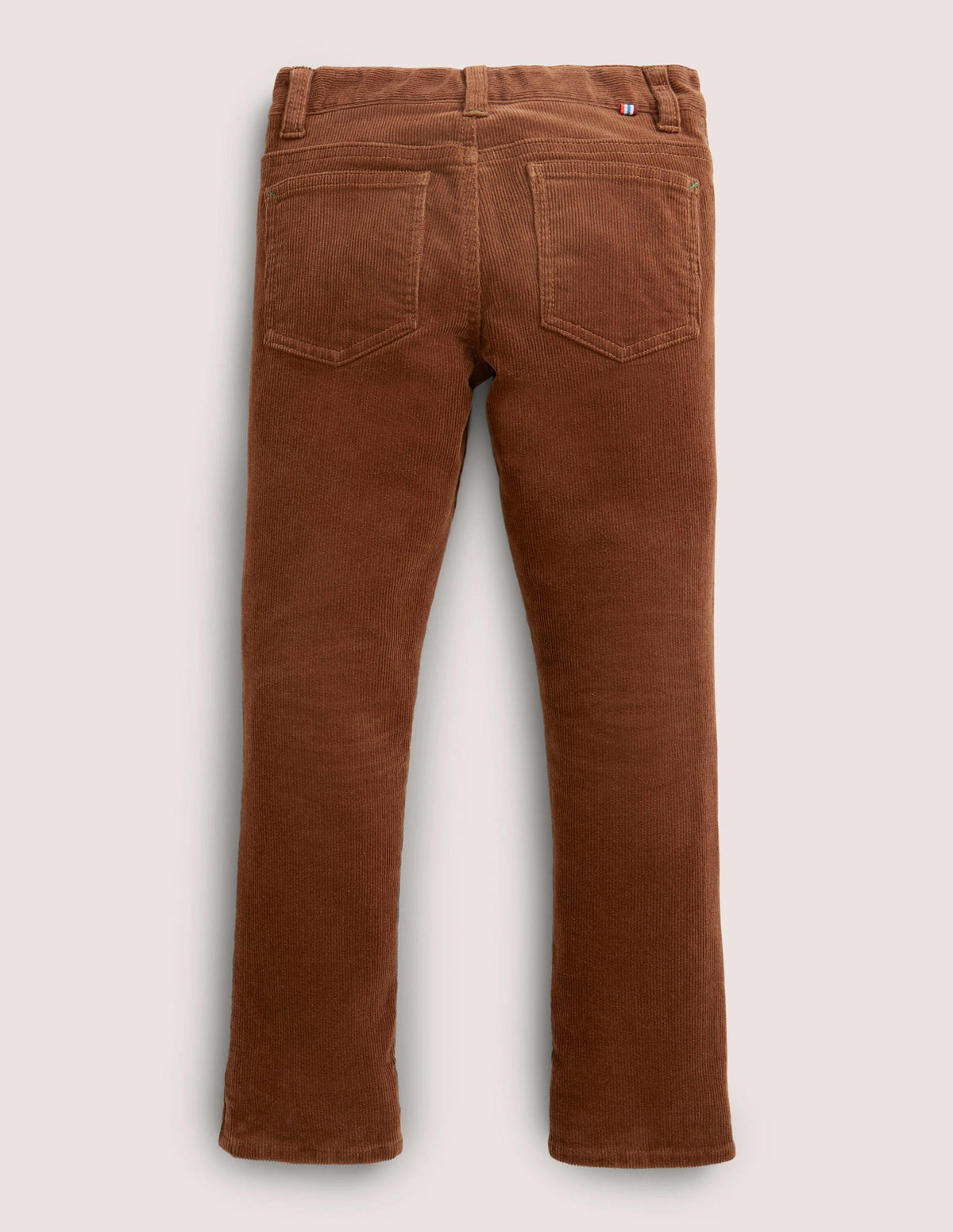 Slim Cord Stretch Pants-Butterscotch Brown-2