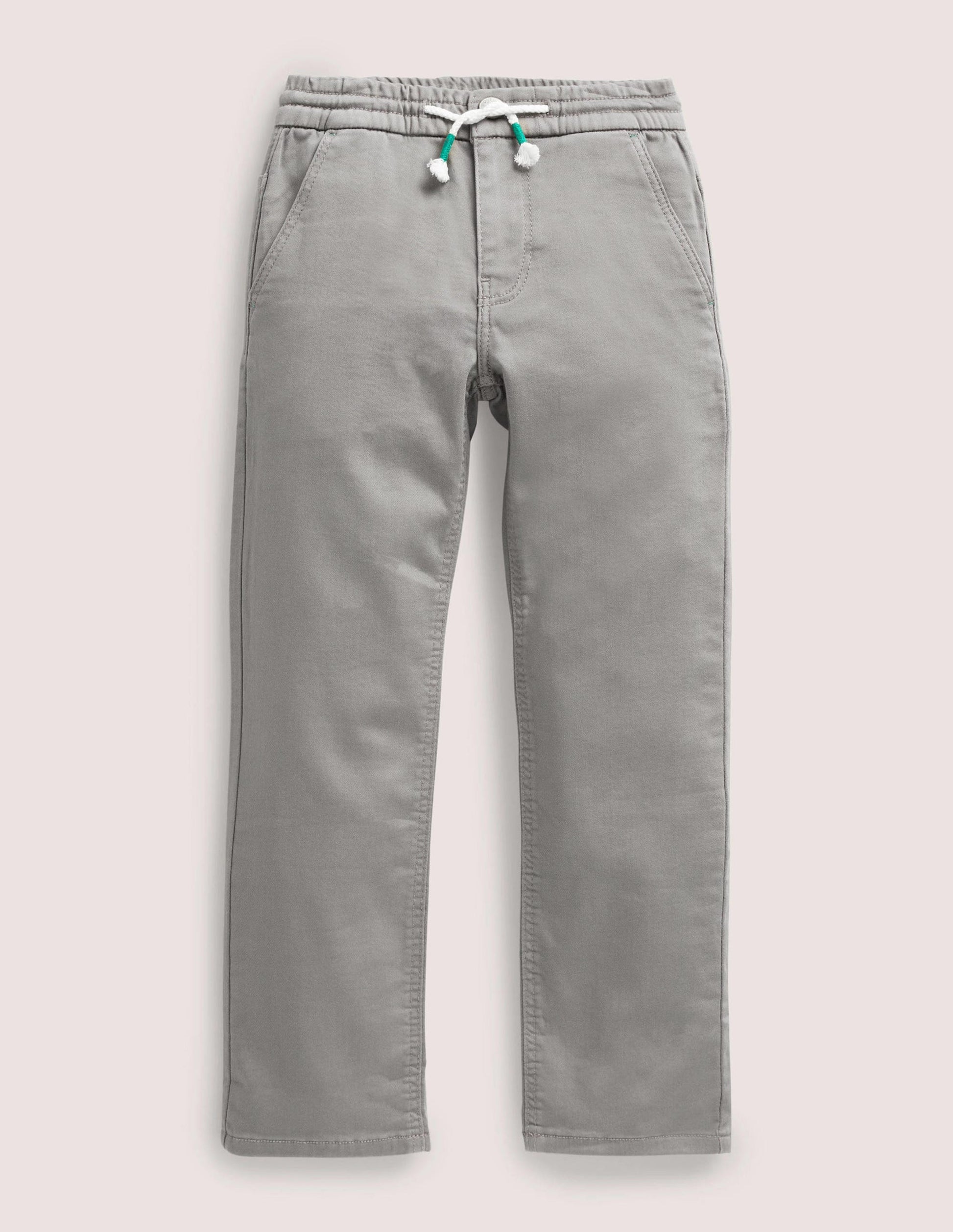 Jersey Skinny Pants-Grey-1