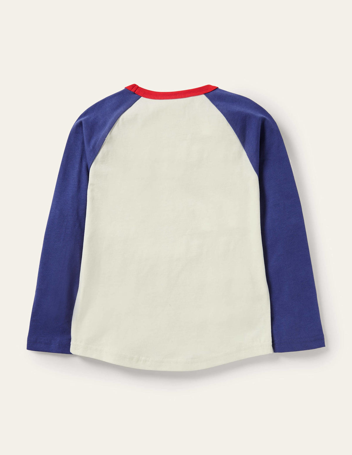 Printed Raglan T-shirt-Ivory Hug It Out-2