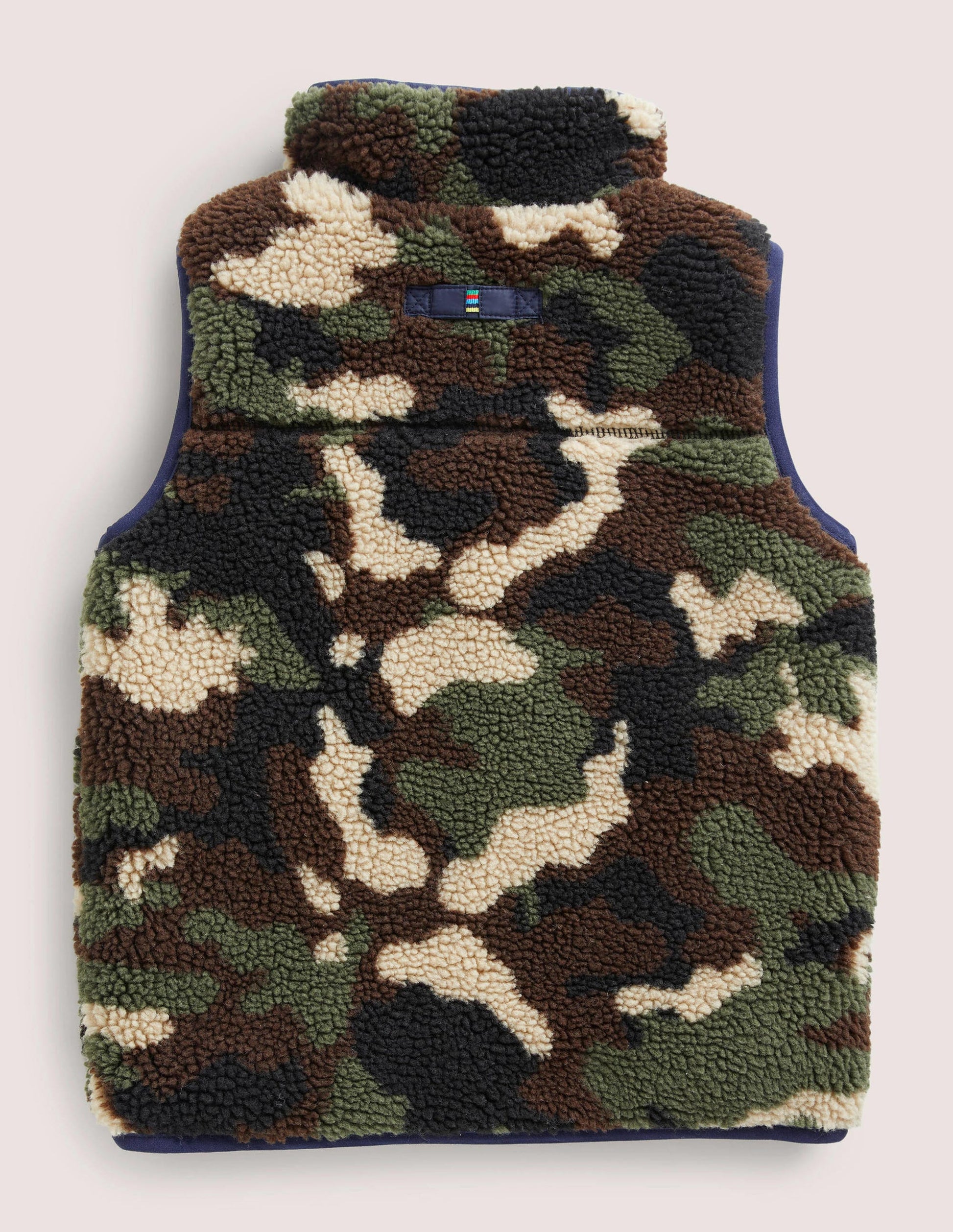 Reversible Navy/Camo Borg Gilet-College Navy/Camo Borg-2