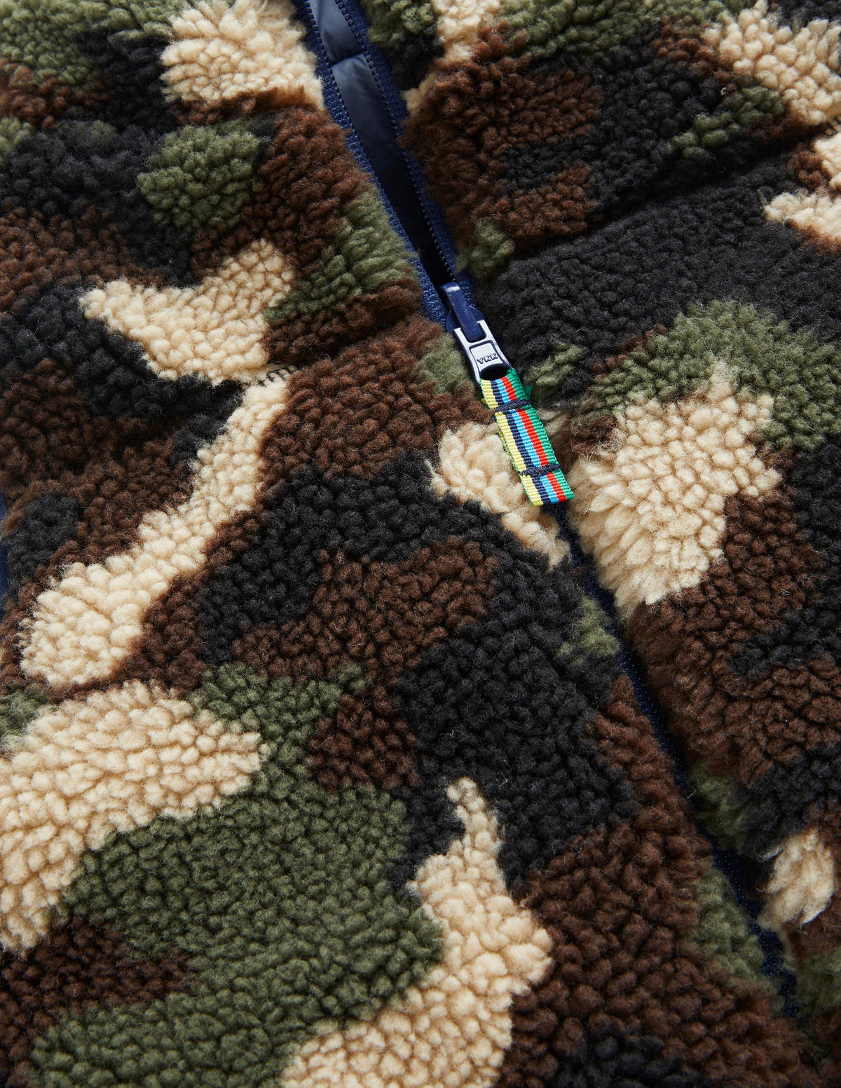 Reversible Navy/Camo Borg Gilet-College Navy/Camo Borg - Image 3