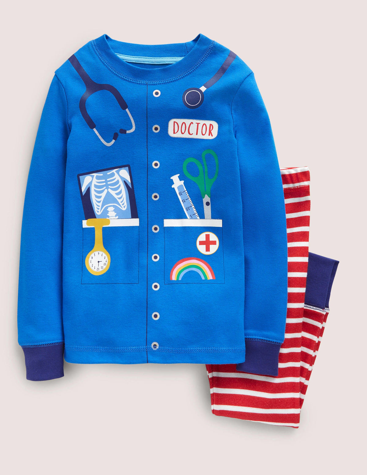 Dream Big Long Pajamas-Elizabethan Blue Doctor-1