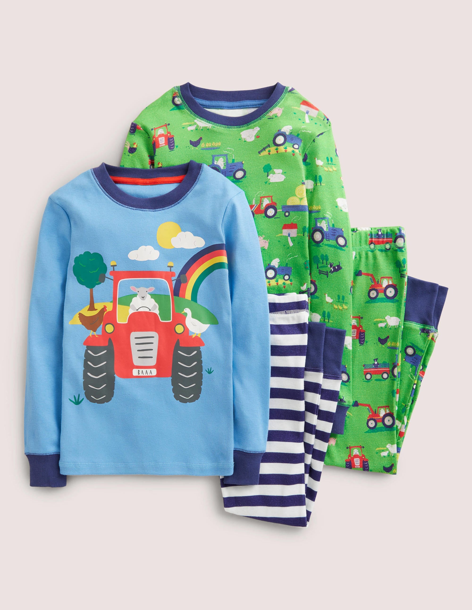 Snug Twin Pack Logo Pajamas-Iguana Farm - Image 1