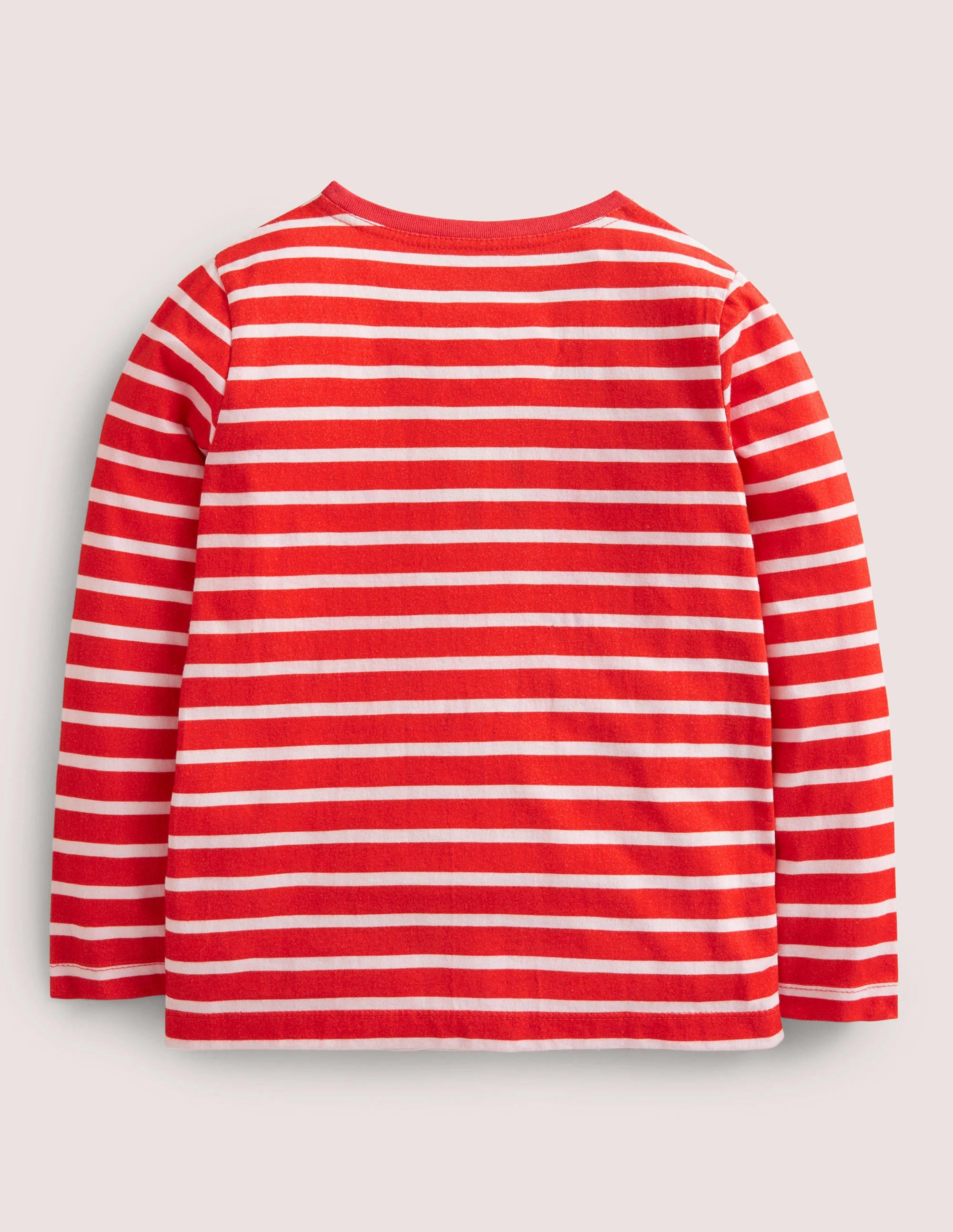 Appliqué Breton T-shirt-Strawberry Tart Red Trucks - Image 2