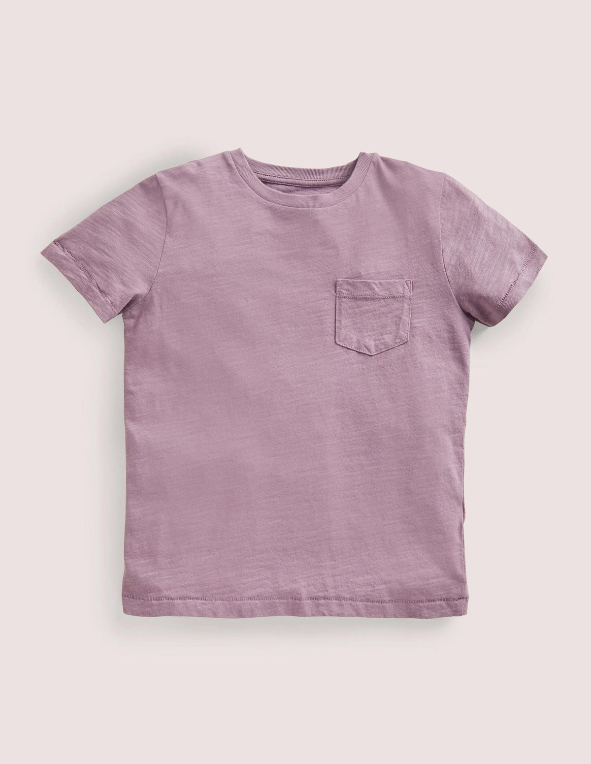 Striped Washed Slub T-shirt-Soft Heather Purple-1