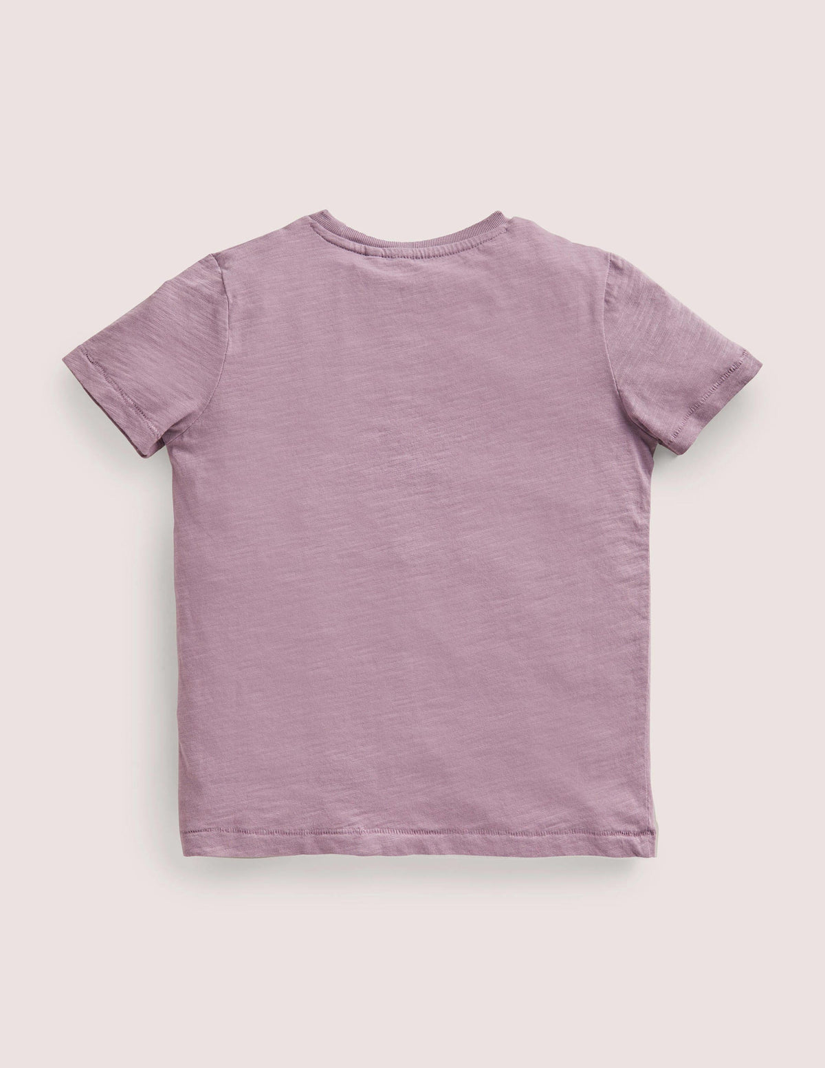 Striped Washed Slub T-shirt-Soft Heather Purple - Image 2