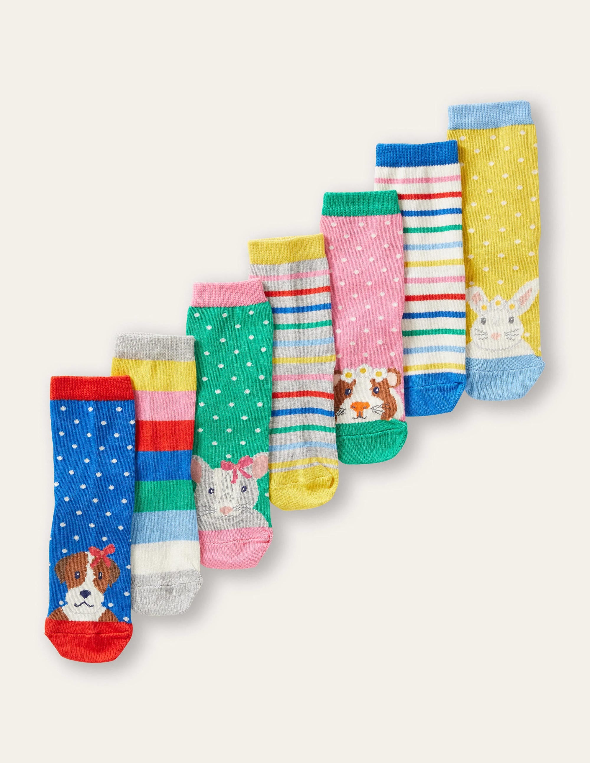 Sock Box 7 Pack-Multi Pets - Image 1