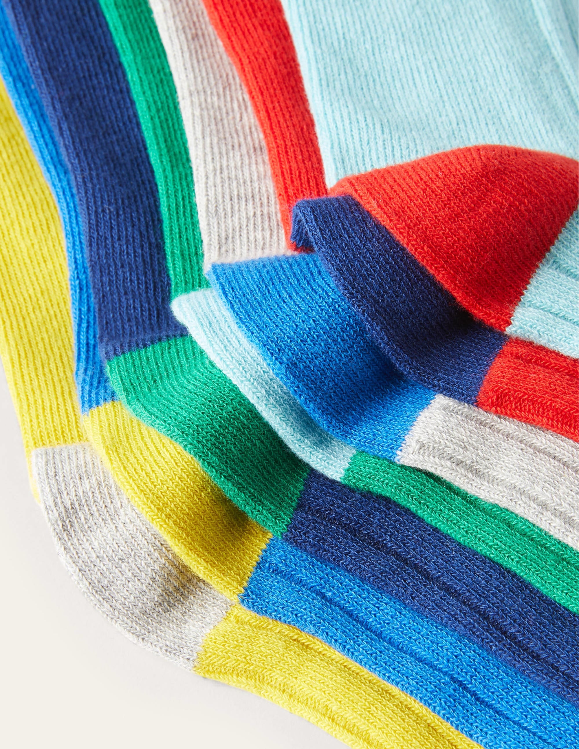 Ribbed Socks 7 Pack-Multi - Image 2
