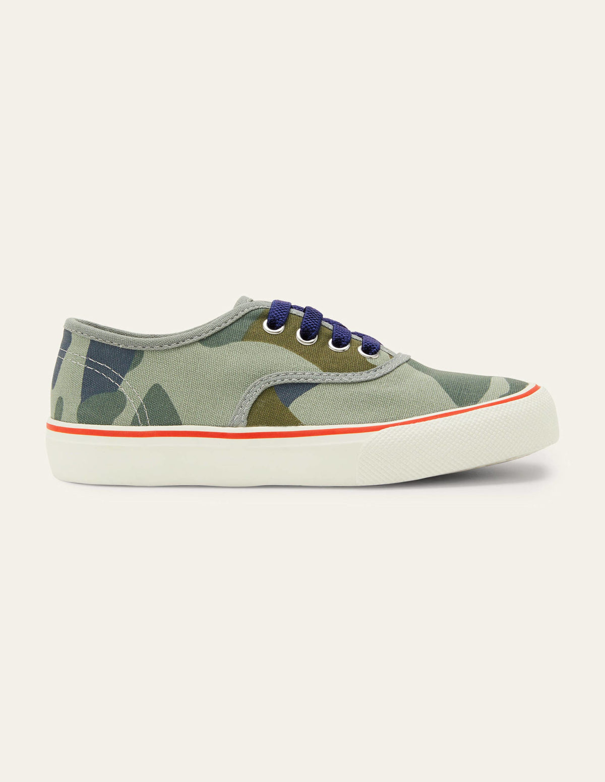 Canvas High Top Sneakers-Green Camo-2