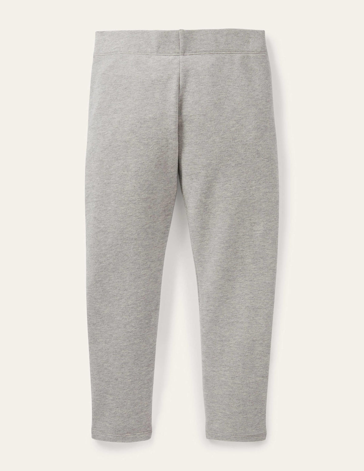 Plain Cosy Leggings-Grey Marl - Image 2