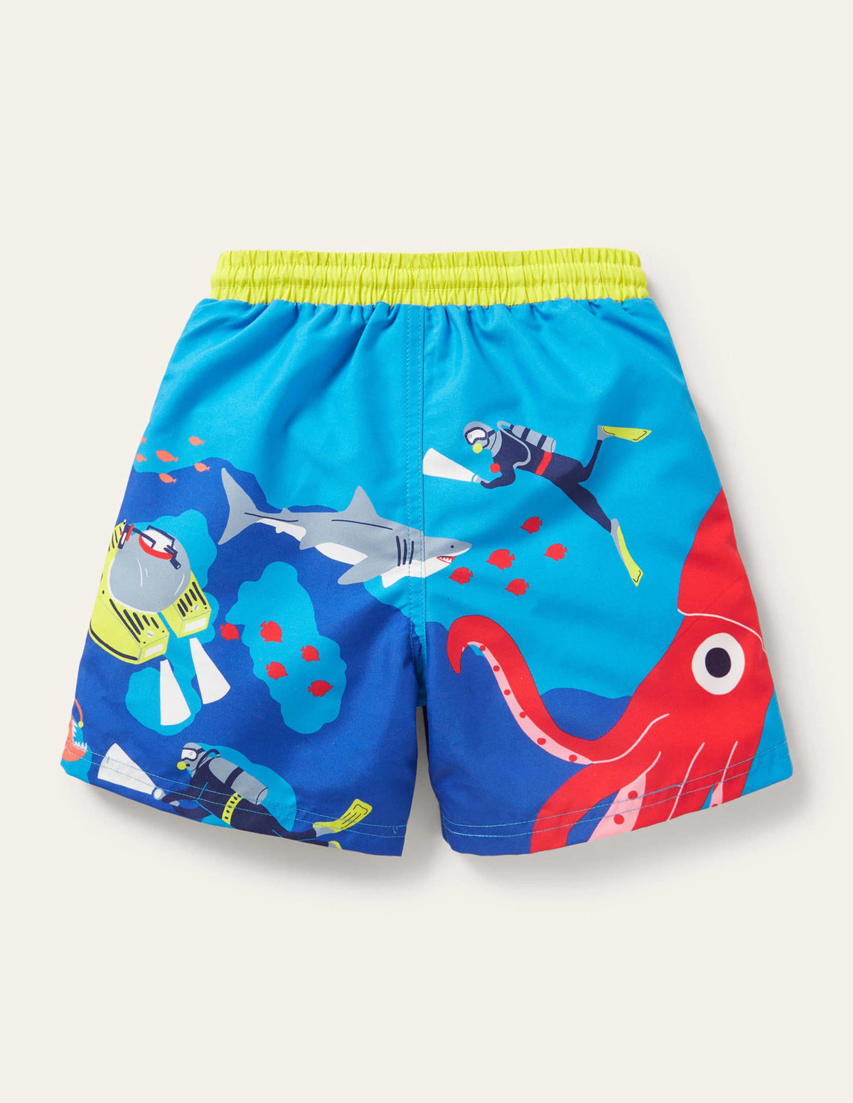 Swim Trunks-Moroccan Blue, Deep Sea Diver-2