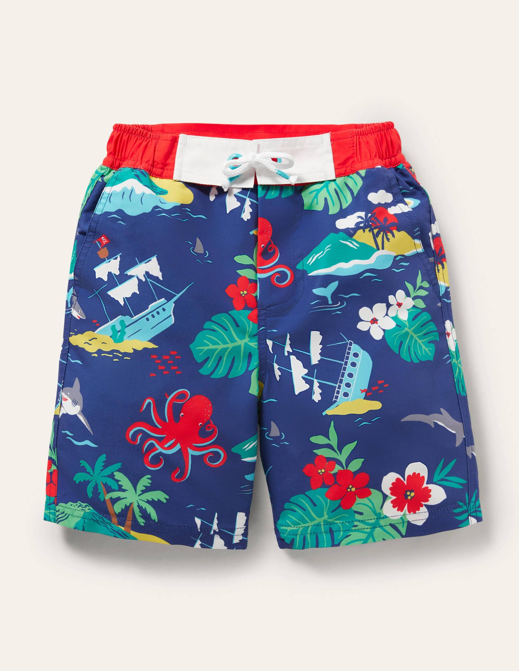 Board Shorts-Starboard Swim Surf Floral - Image 1