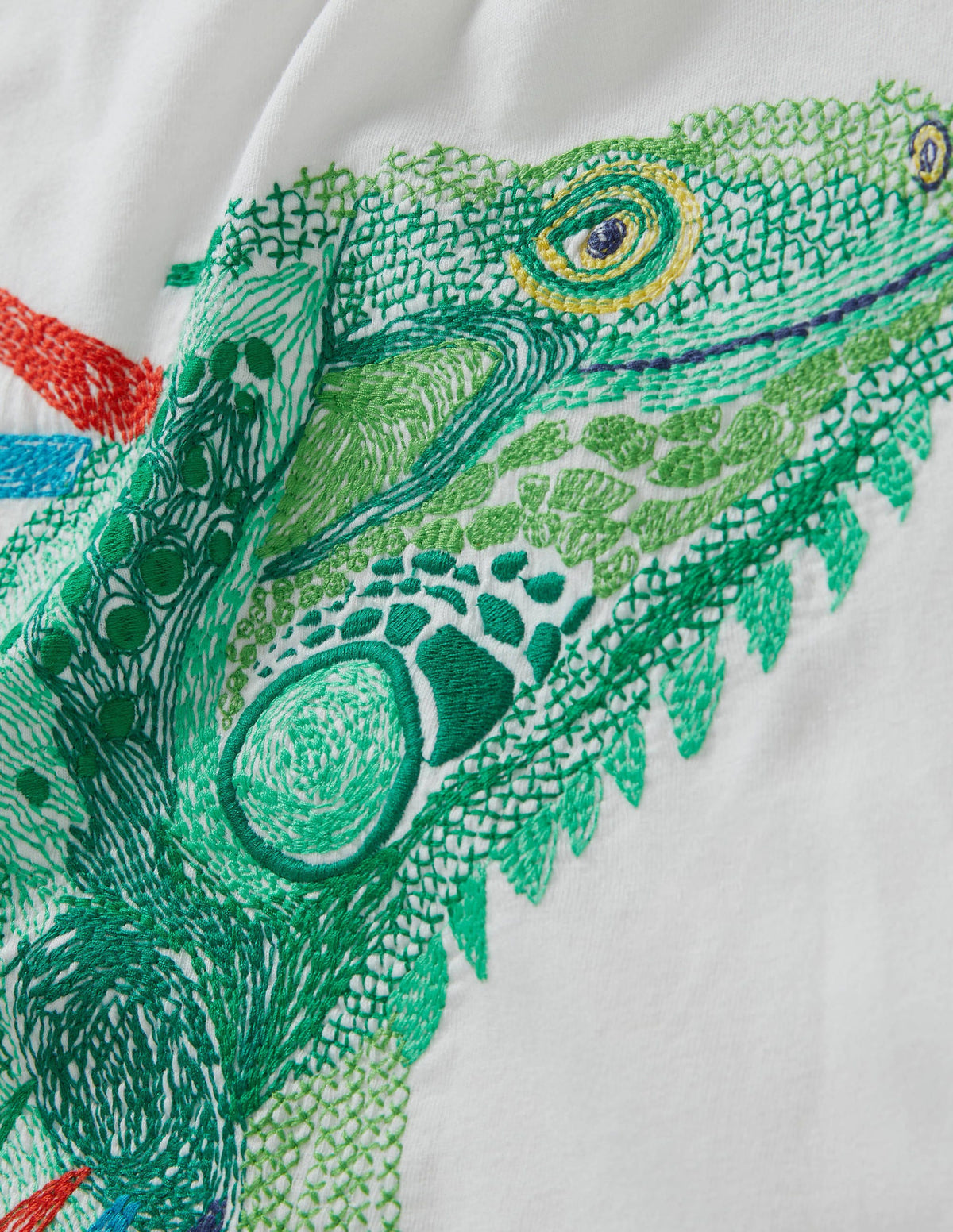 Superstitch T-shirt-Ivory Iguana - Image 3