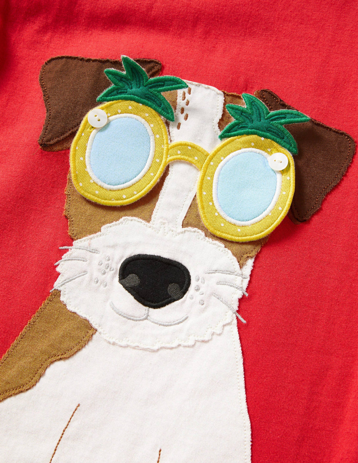 Stick-On Appliqué T-shirt-Strawberry Tart Red Sprout-4