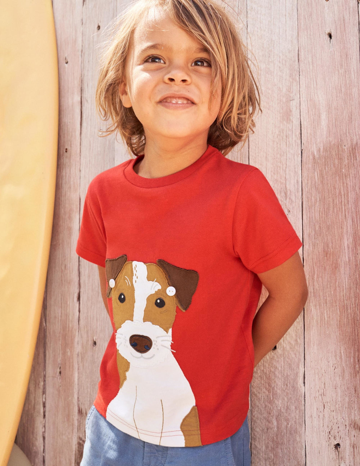 Stick-On Appliqué T-shirt-Strawberry Tart Red Sprout - Image 9