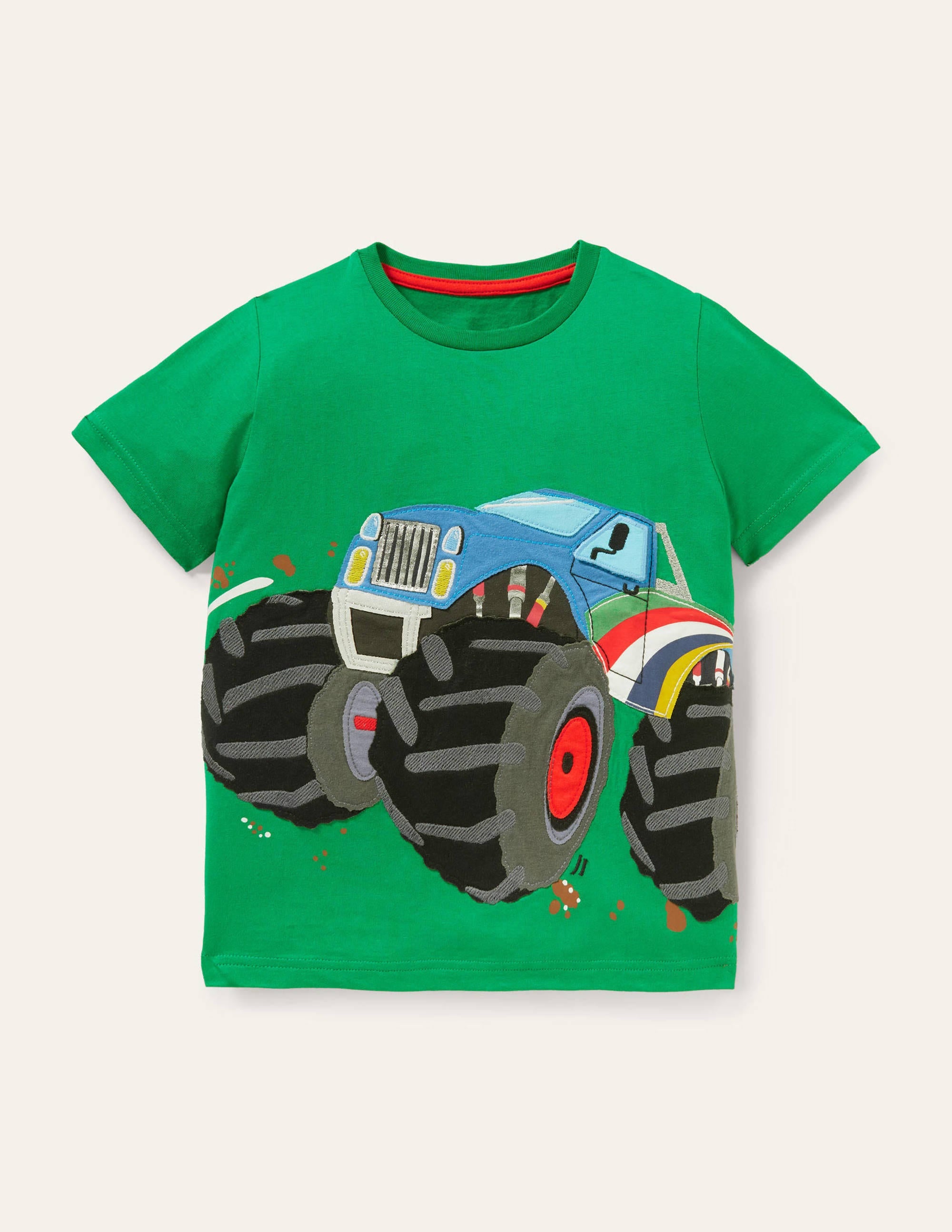 Lift-the-Flap T-shirt-Green Pepper Monster Truck - Image 1