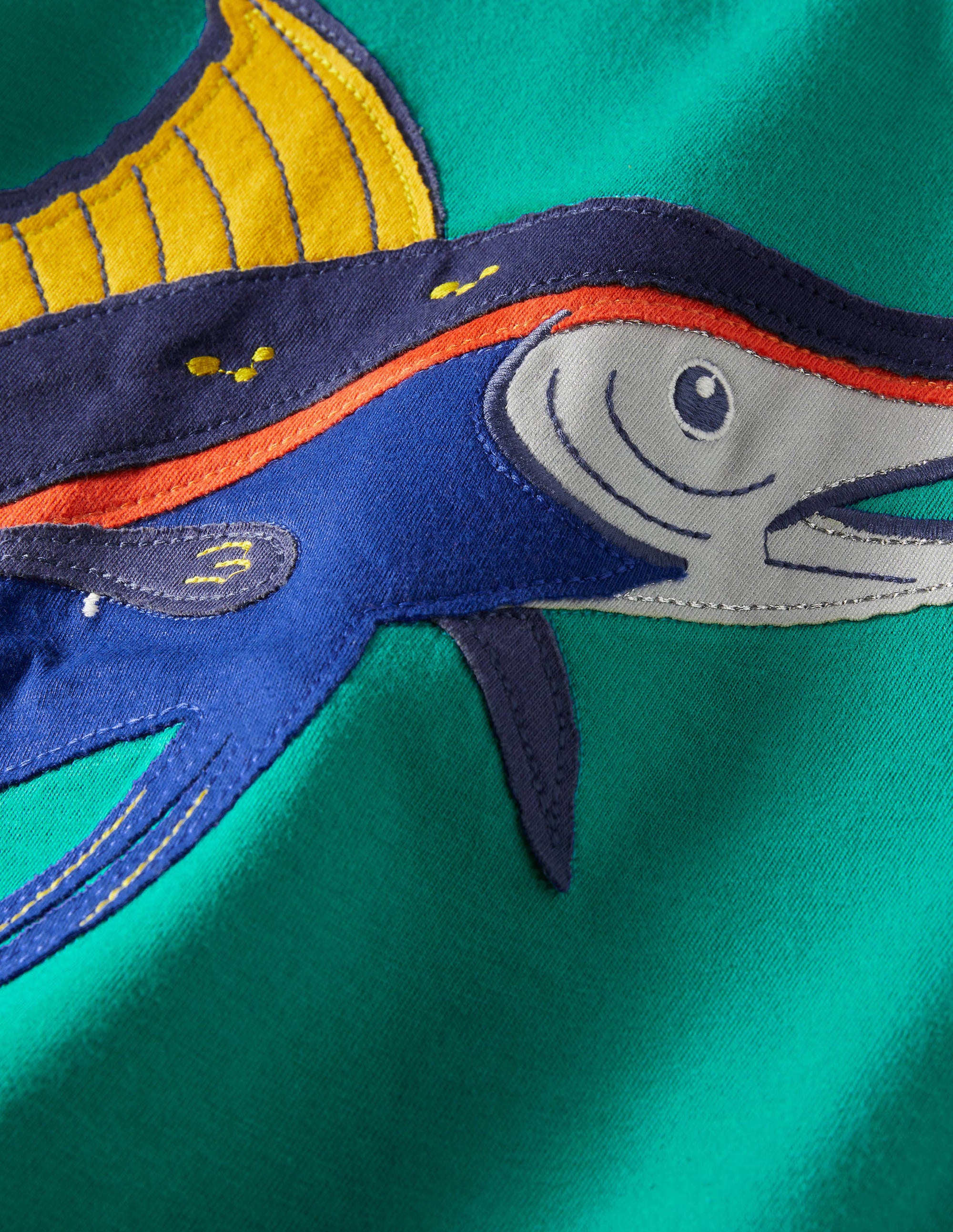GITD Underwater T-shirt-Tropical Green Swordfish - Image 3