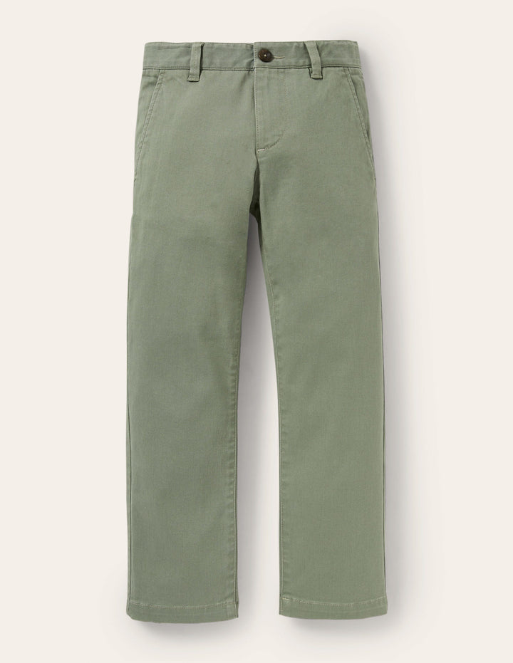 Chino Stretch Pants-Pottery Green